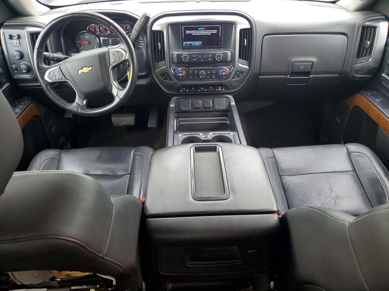 2015 Chevrolet Silverado K1500 Ltz Black vin: 3GUKSEC9FG196194