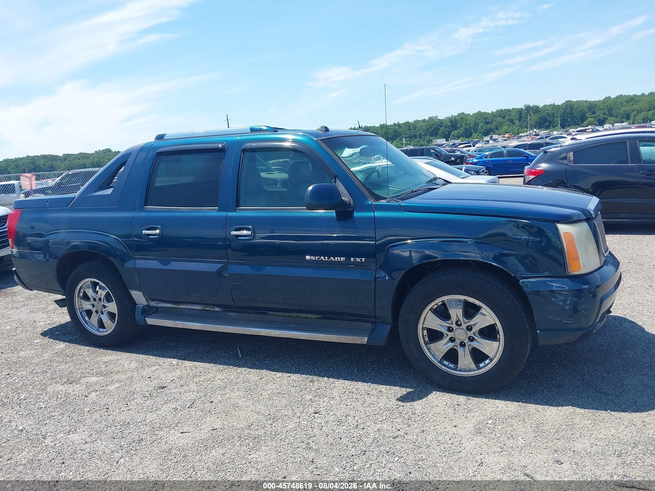 2005 Cadillac Escalade Ext Standard Синий vin: 3GYEK62N15G230073