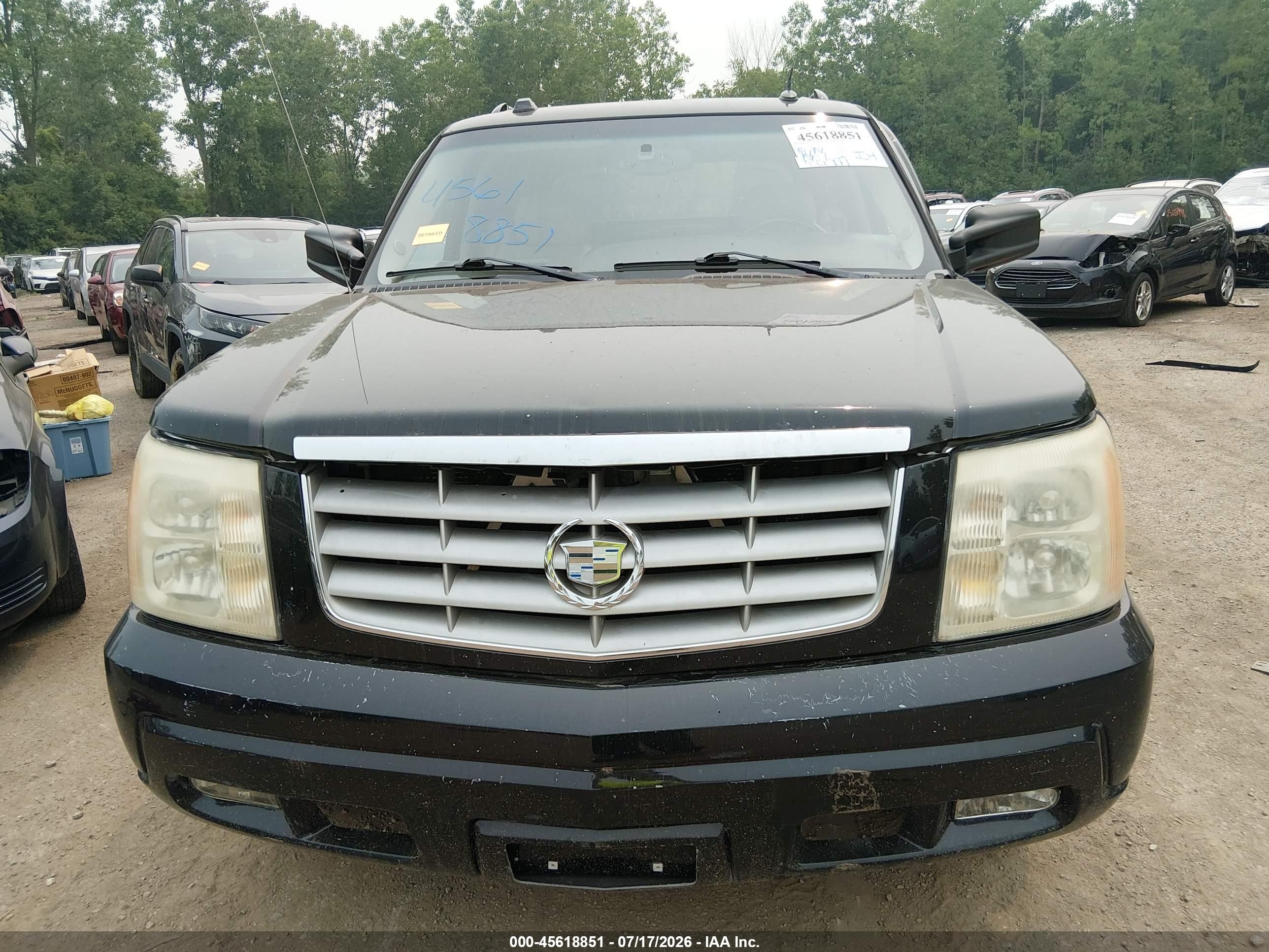 2005 Cadillac Escalade Ext Standard Black vin: 3GYEK62N35G275967