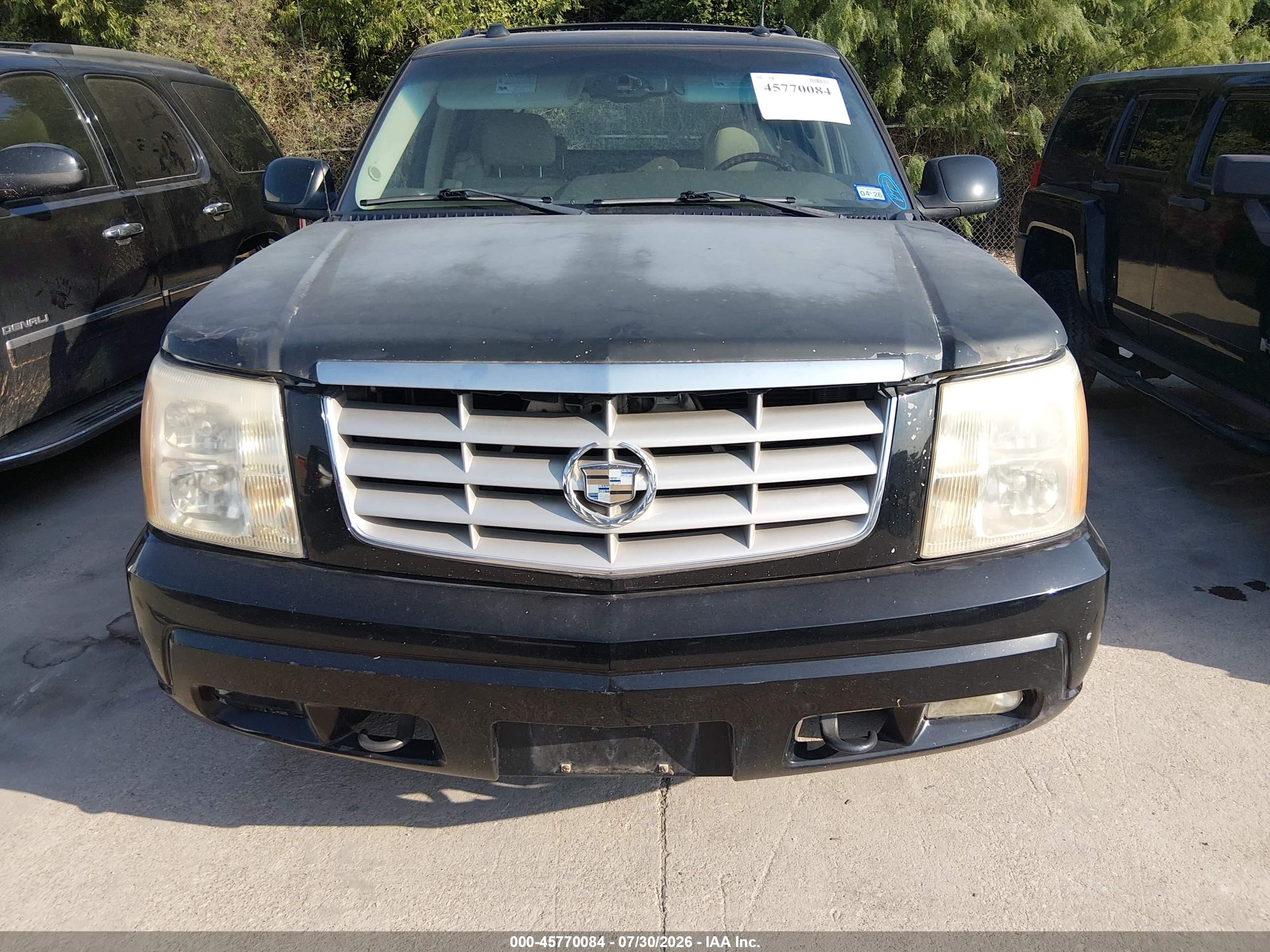 2005 Cadillac Escalade Ext Standard Black vin: 3GYEK62N65G249167