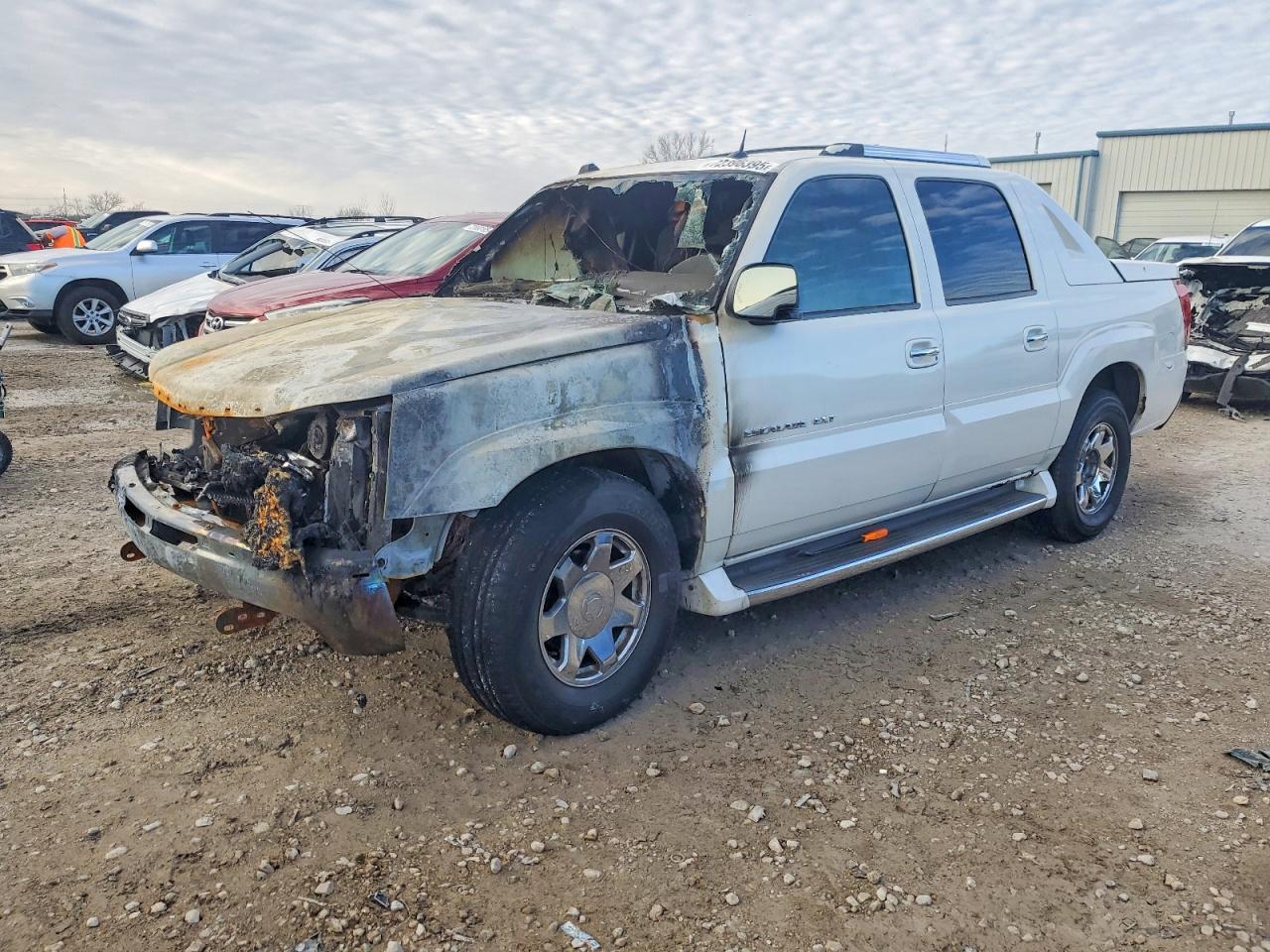 2004 Cadillac Escalade Белый vin: 3GYEK62N84G303941