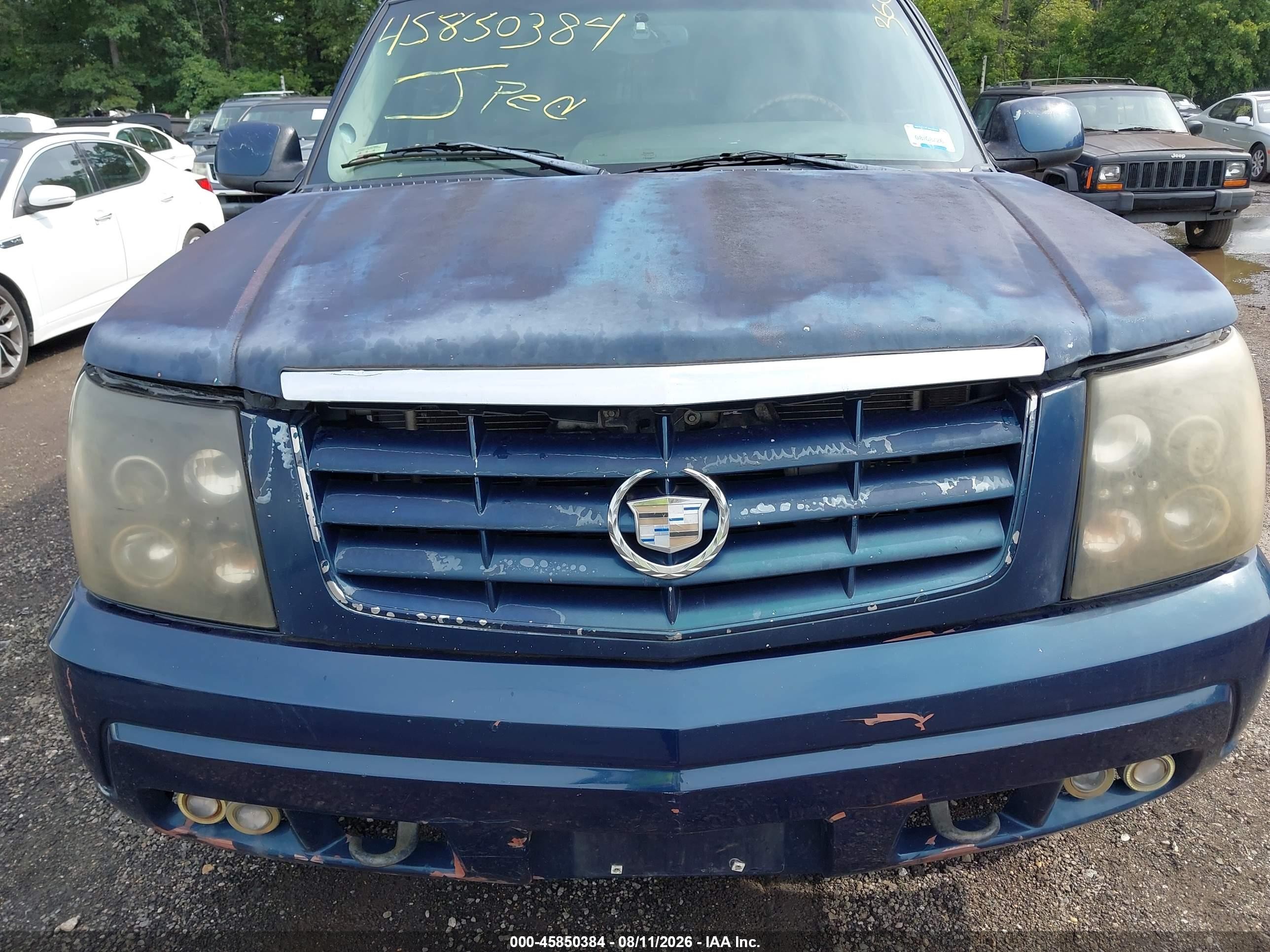 2004 Cadillac Escalade Ext Standard Blue vin: 3GYEK62N94G160045