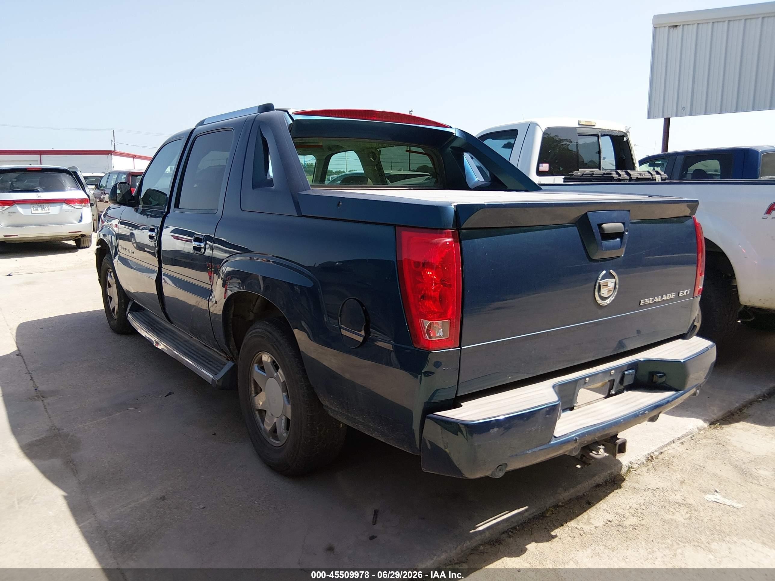 2005 Cadillac Escalade Ext Standard Blue vin: 3GYEK62N95G239586
