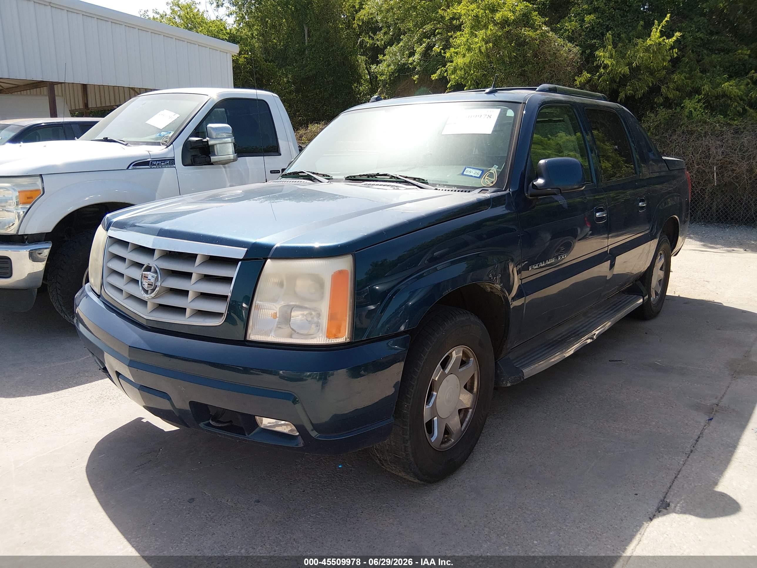 2005 Cadillac Escalade Ext Standard Blue vin: 3GYEK62N95G239586