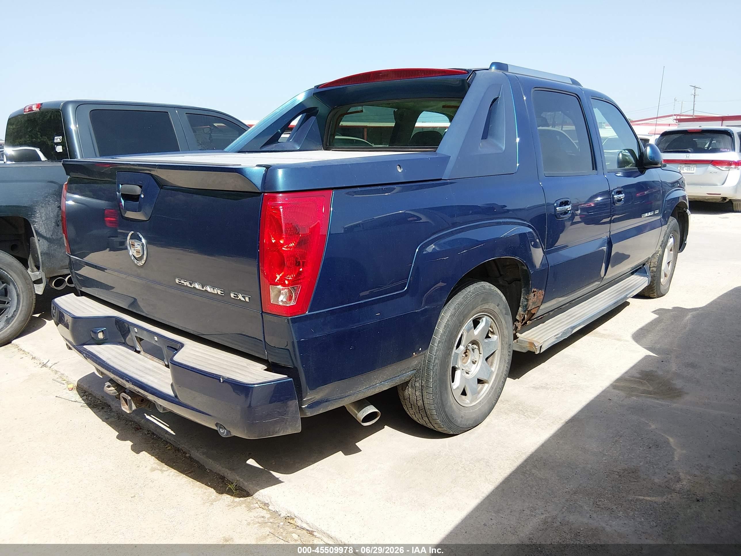 2005 Cadillac Escalade Ext Standard Blue vin: 3GYEK62N95G239586
