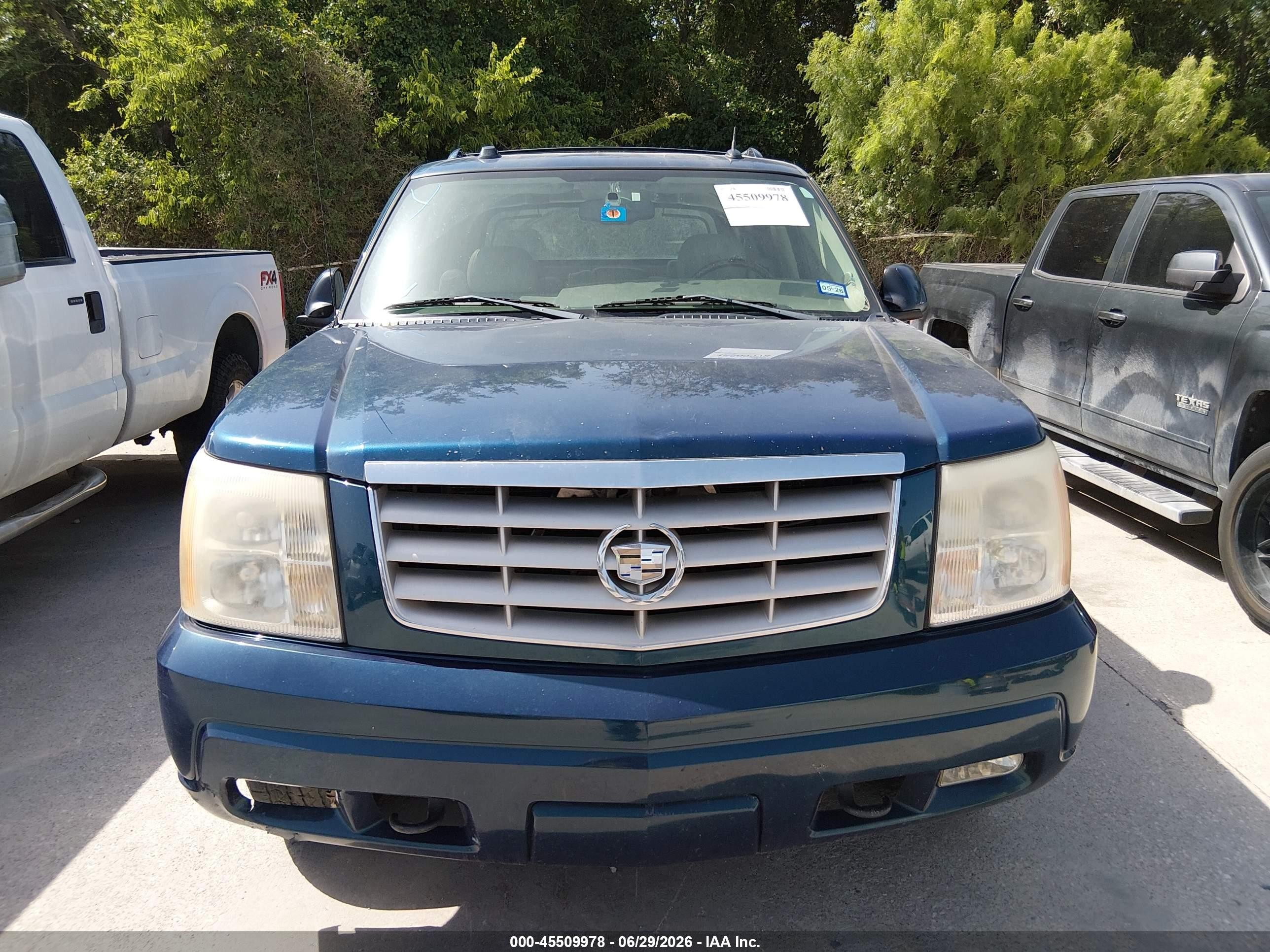 2005 Cadillac Escalade Ext Standard Blue vin: 3GYEK62N95G239586