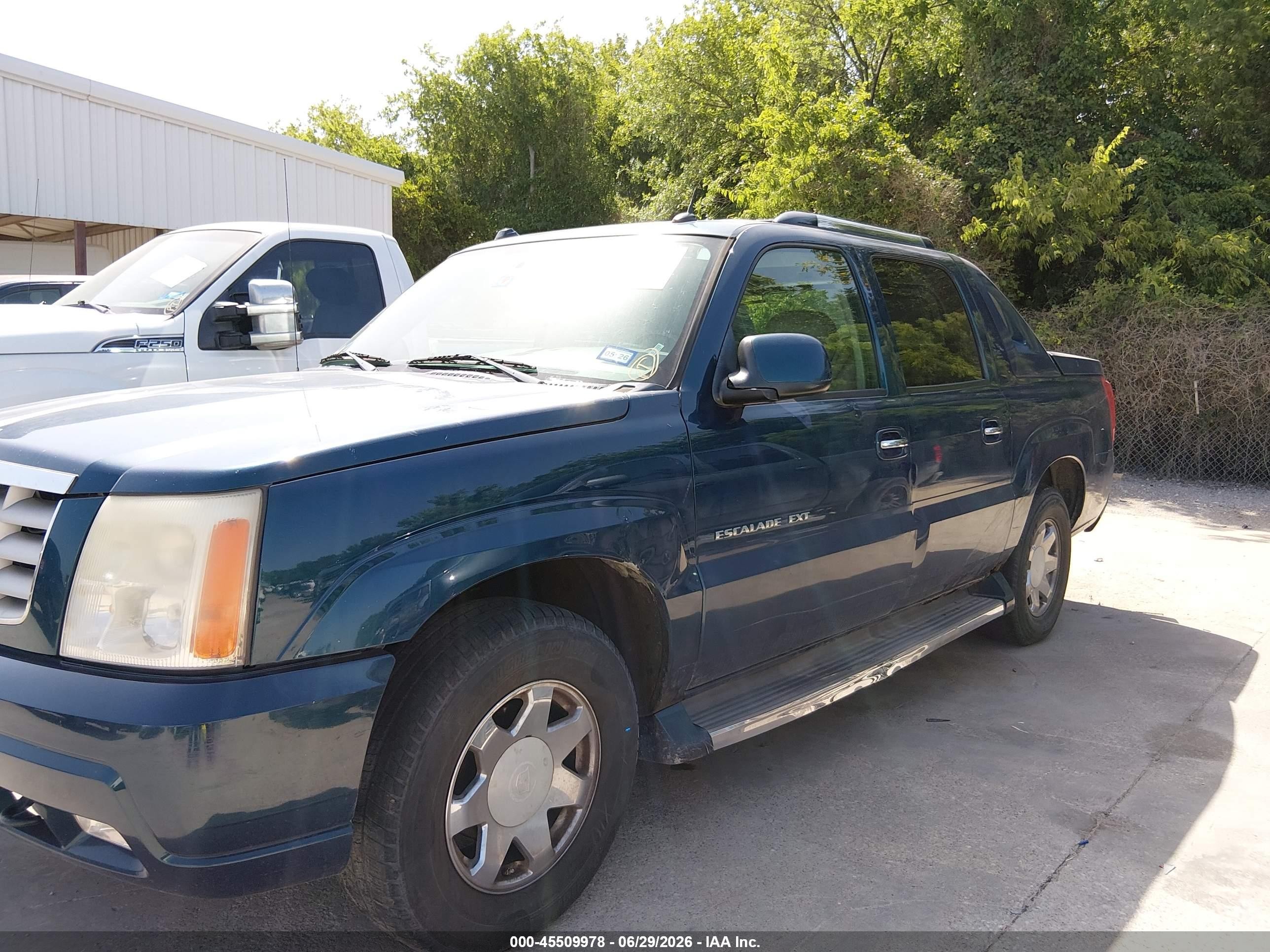 2005 Cadillac Escalade Ext Standard Blue vin: 3GYEK62N95G239586