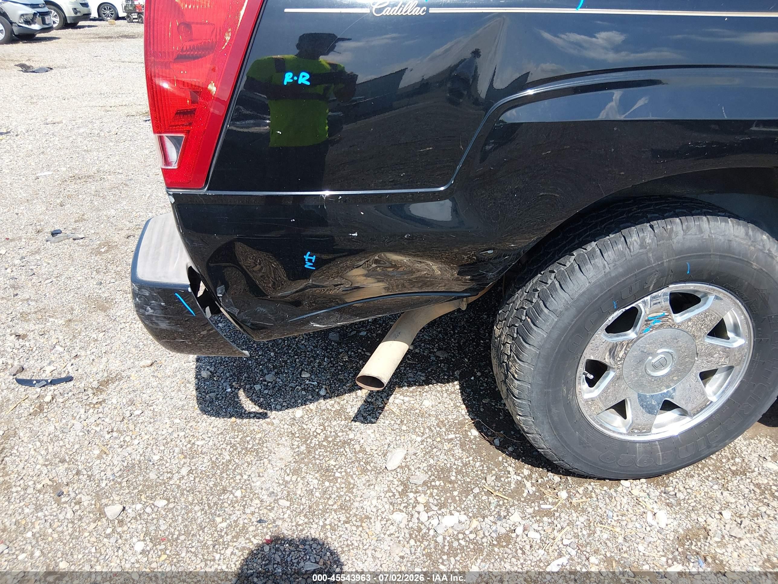 2003 Cadillac Escalade Ext Standard Black vin: 3GYEK63N33G102073