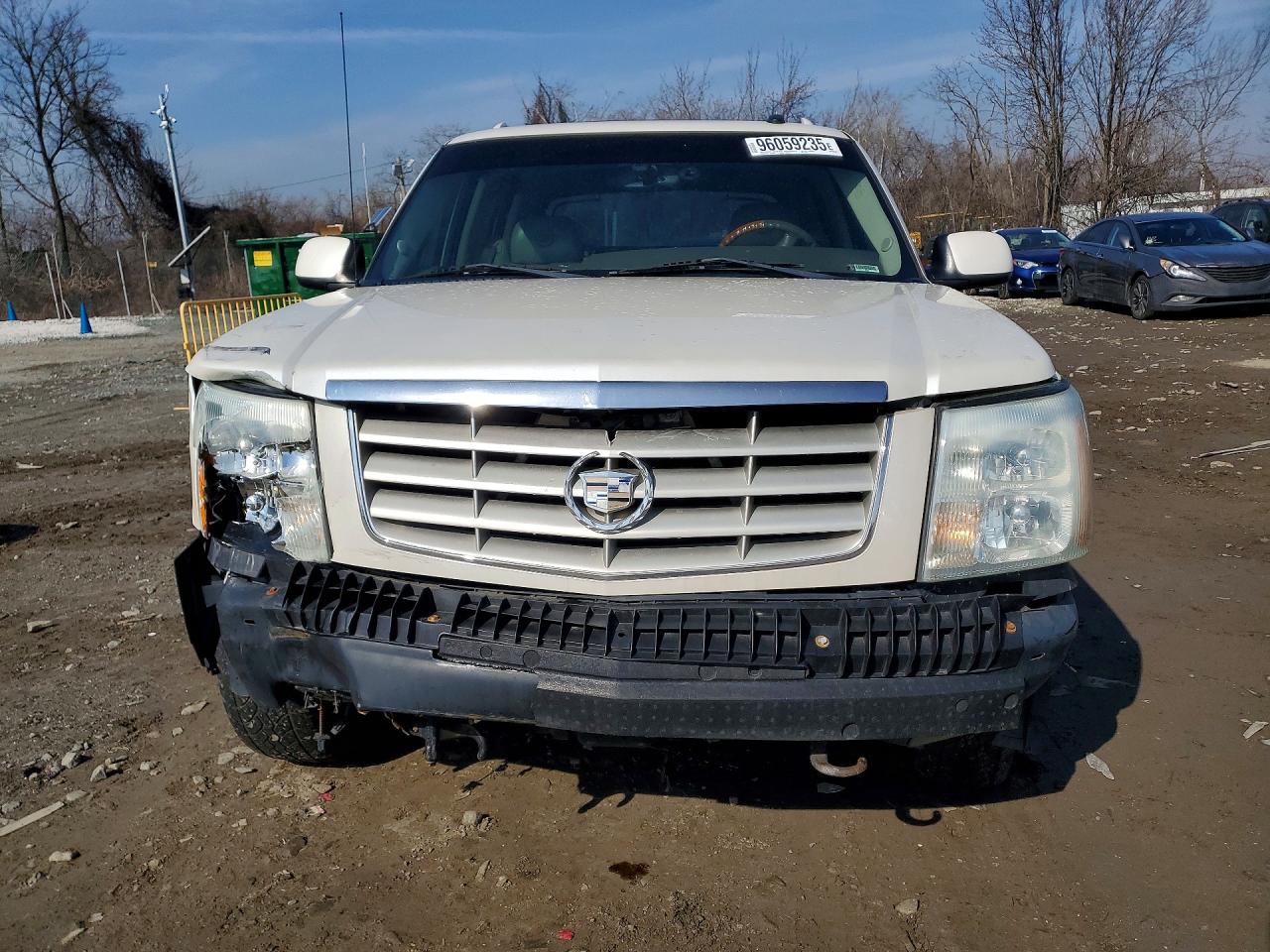 2003 Cadillac Escalade Ext White vin: 3GYEK63N53G235191