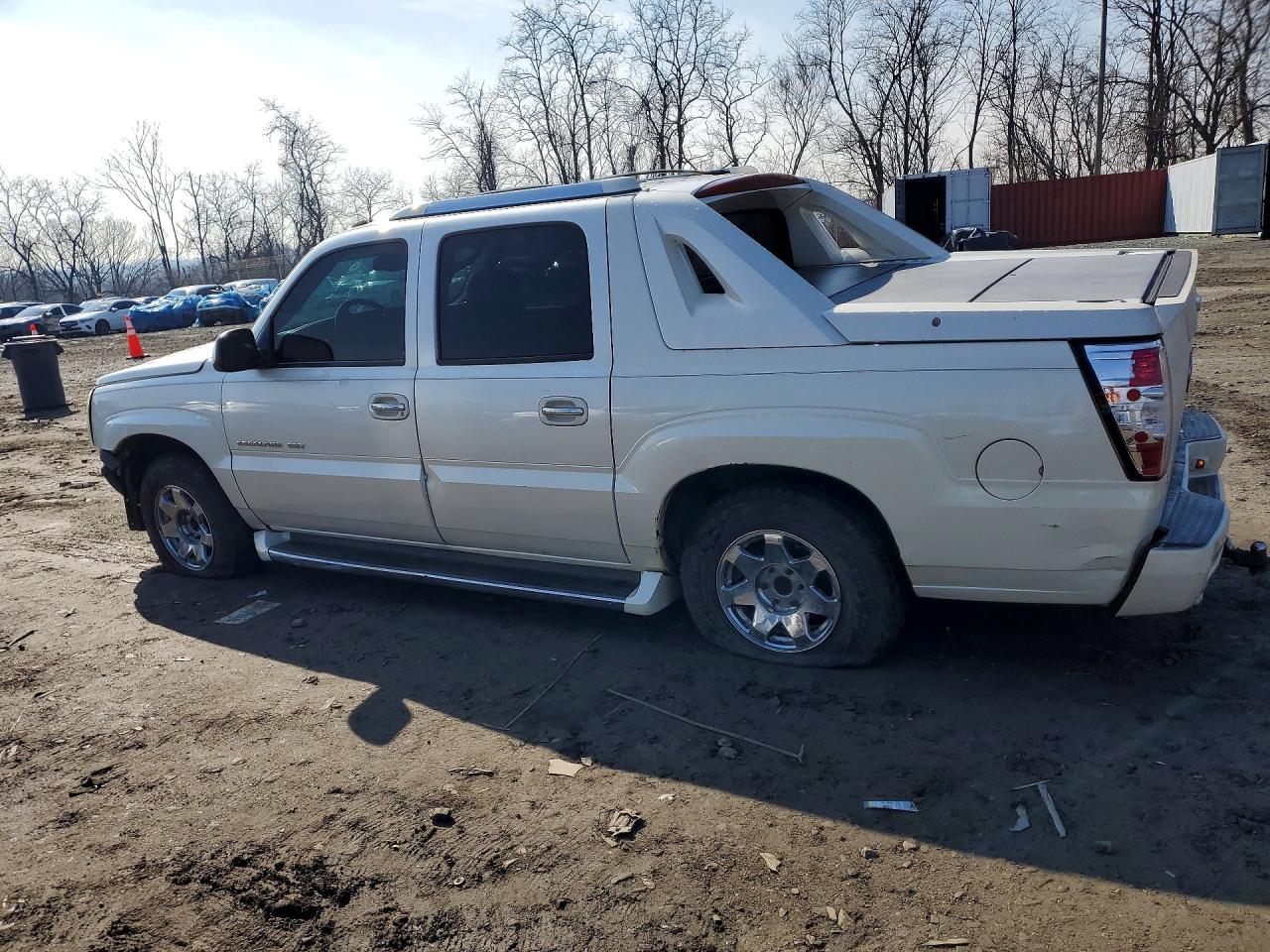 2003 Cadillac Escalade Ext White vin: 3GYEK63N53G235191