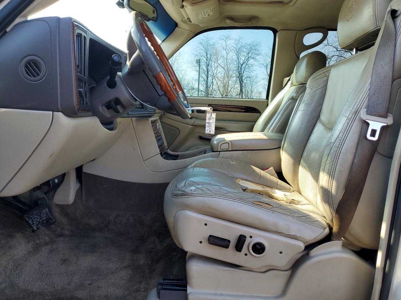 2003 Cadillac Escalade Ext White vin: 3GYEK63N53G235191