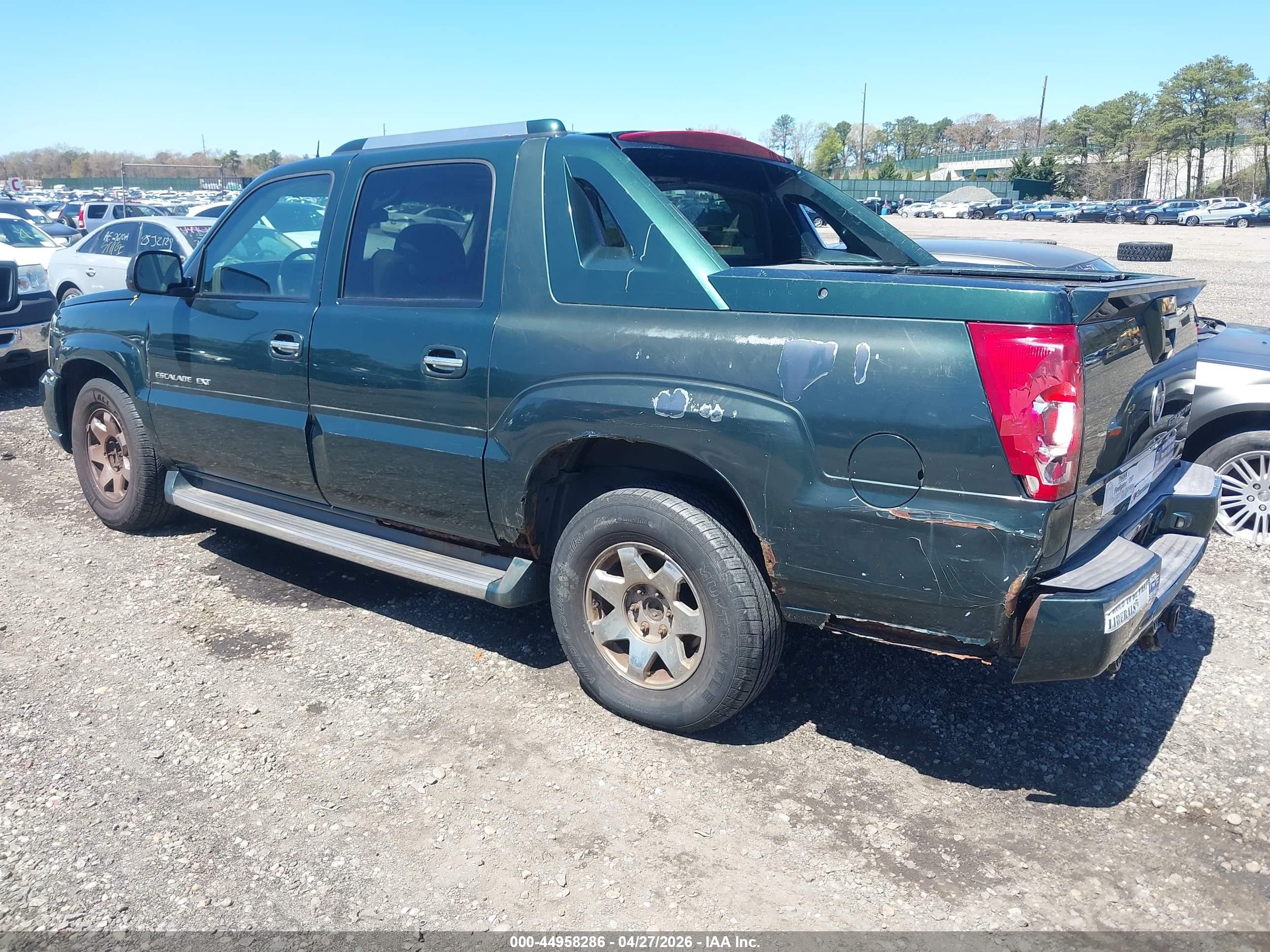 2003 Cadillac Escalade Ext Standard Green vin: 3GYEK63N63G320783