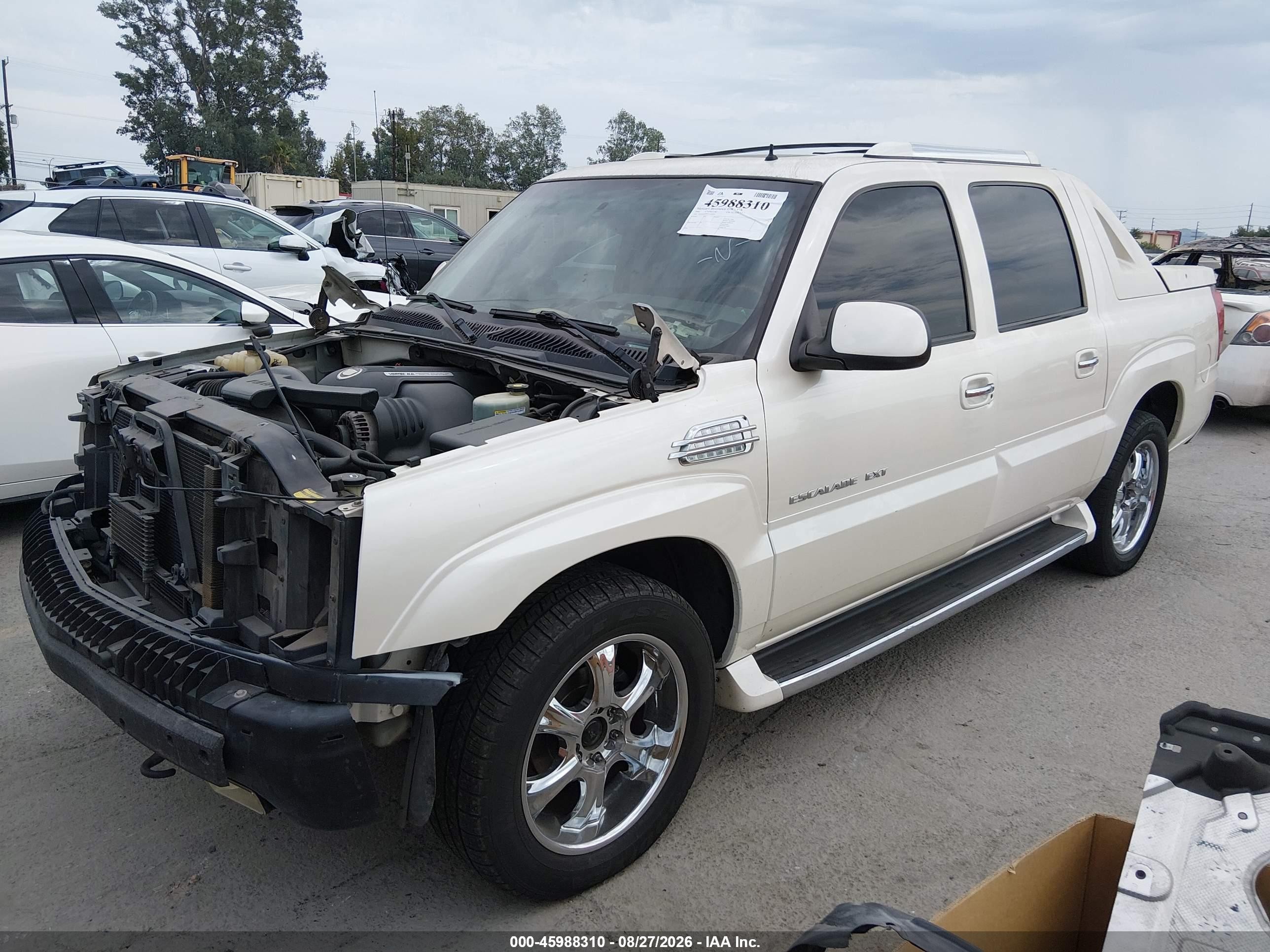 2002 Cadillac Escalade Ext Standard Cream vin: 3GYEK63N82G229237