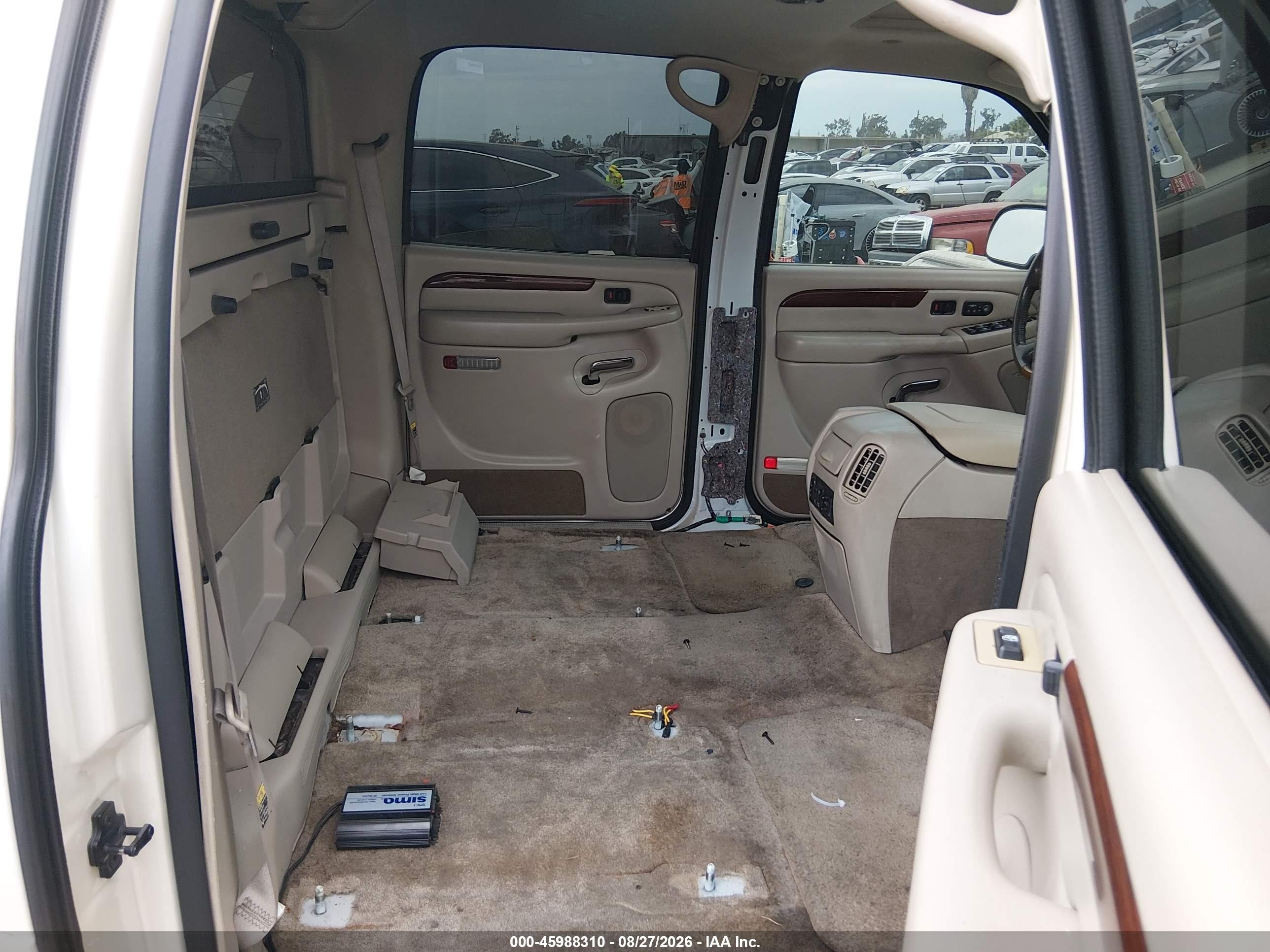 2002 Cadillac Escalade Ext Standard Cream vin: 3GYEK63N82G229237
