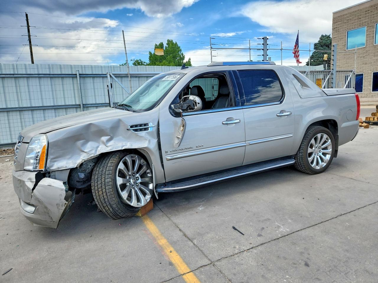 2009 Cadillac Escalade Ext Luxury Silver vin: 3GYFK22269G213696