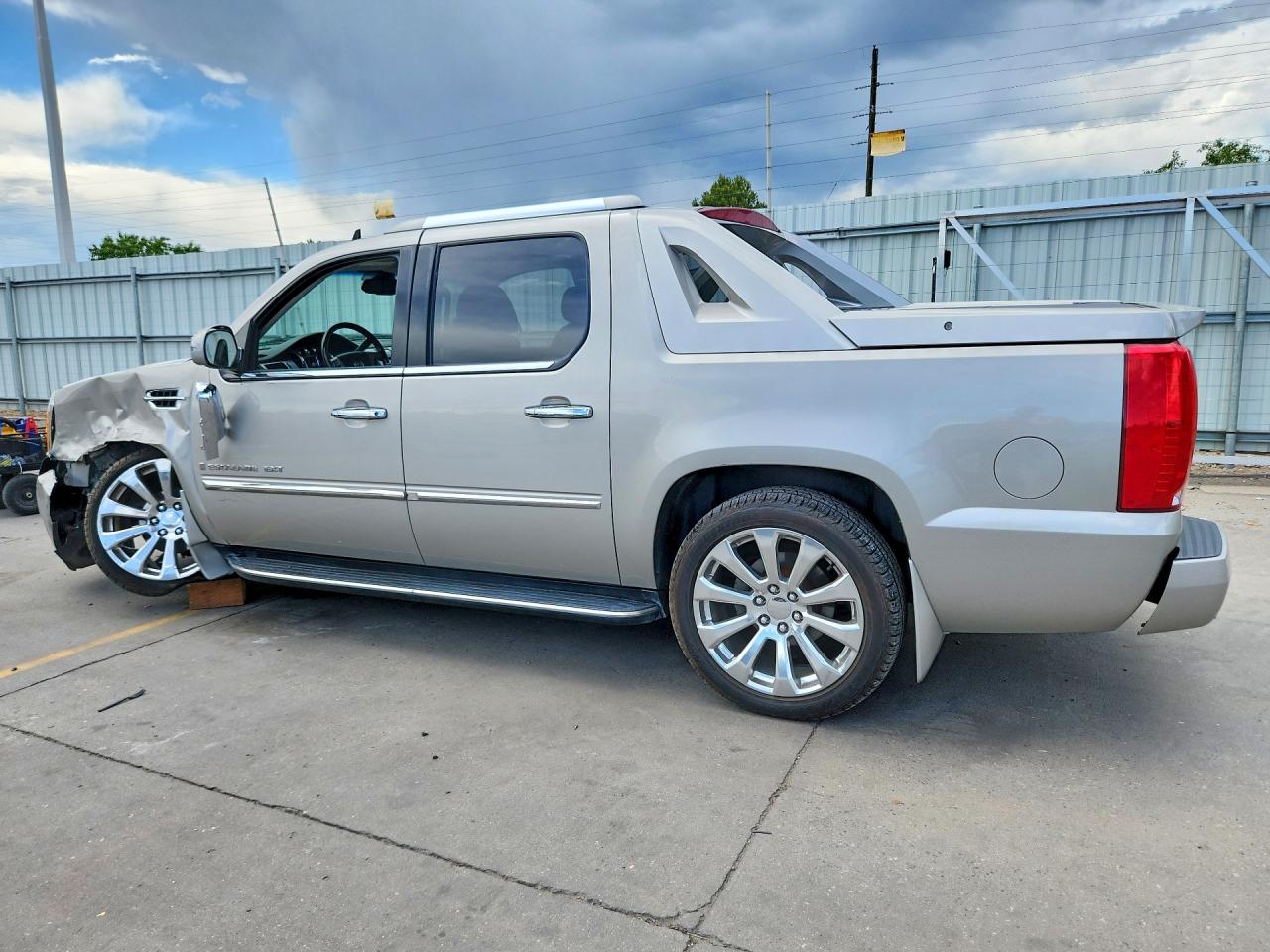 2009 Cadillac Escalade Ext Luxury Silver vin: 3GYFK22269G213696