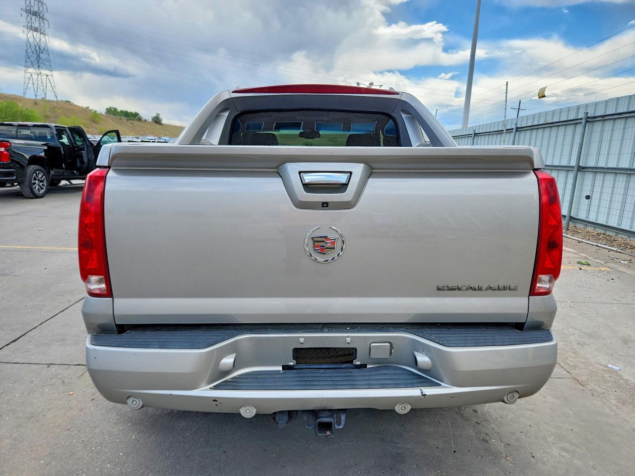 2009 Cadillac Escalade Ext Luxury Silver vin: 3GYFK22269G213696