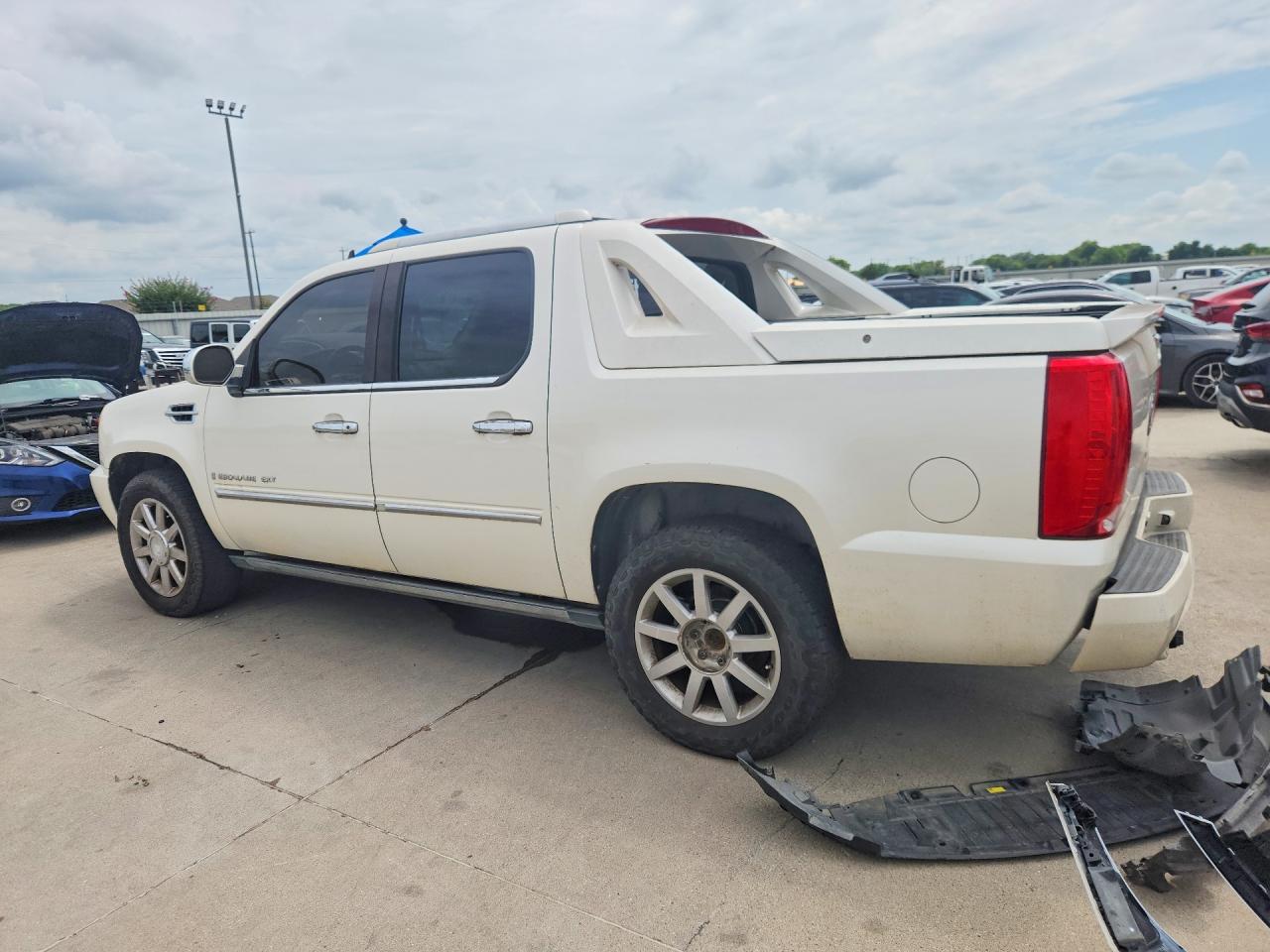 2008 Cadillac Escalade Ext White vin: 3GYFK62828G121771