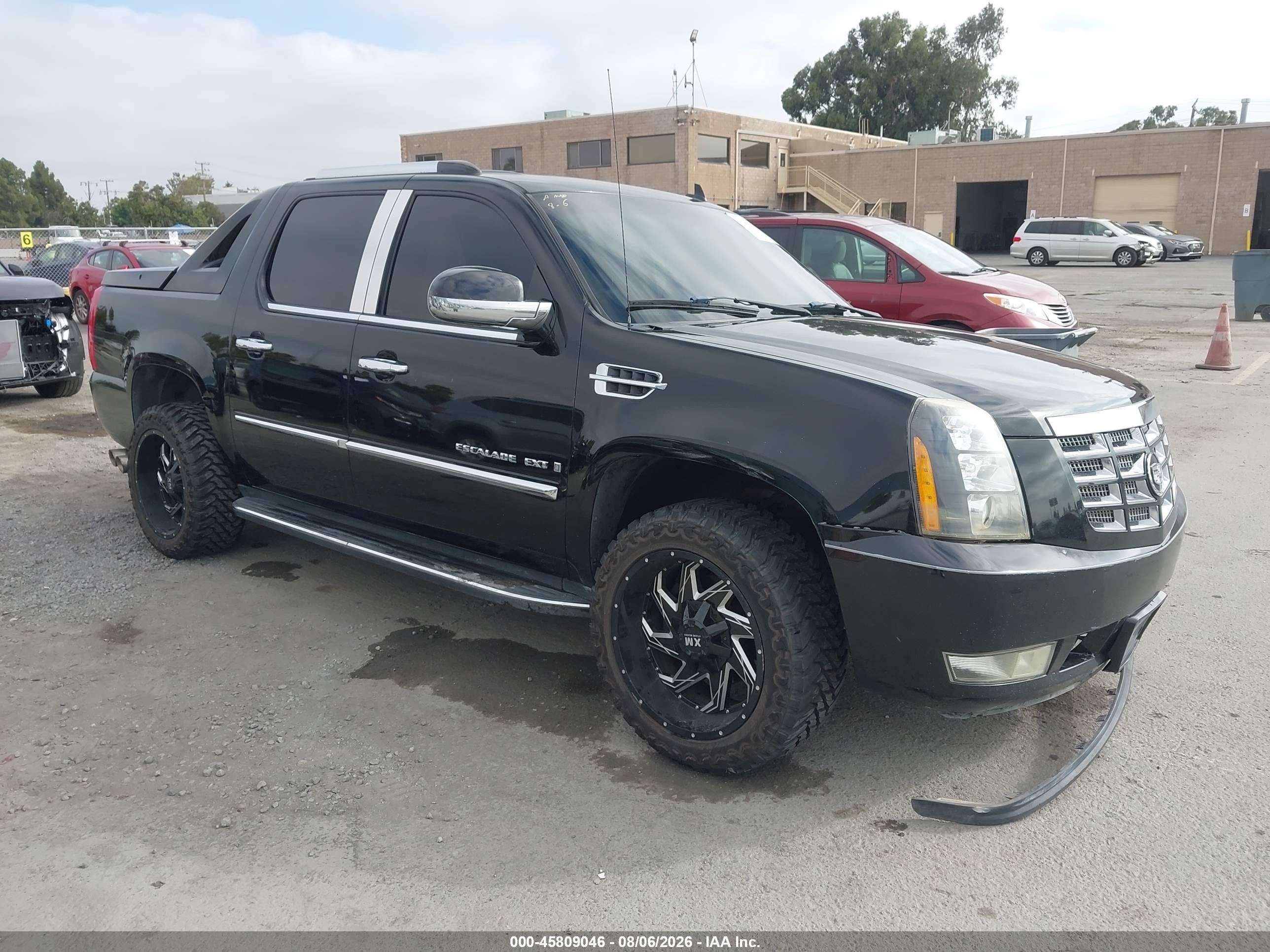 2007 Cadillac Escalade Ext   Black vin: 3GYFK62837G197353