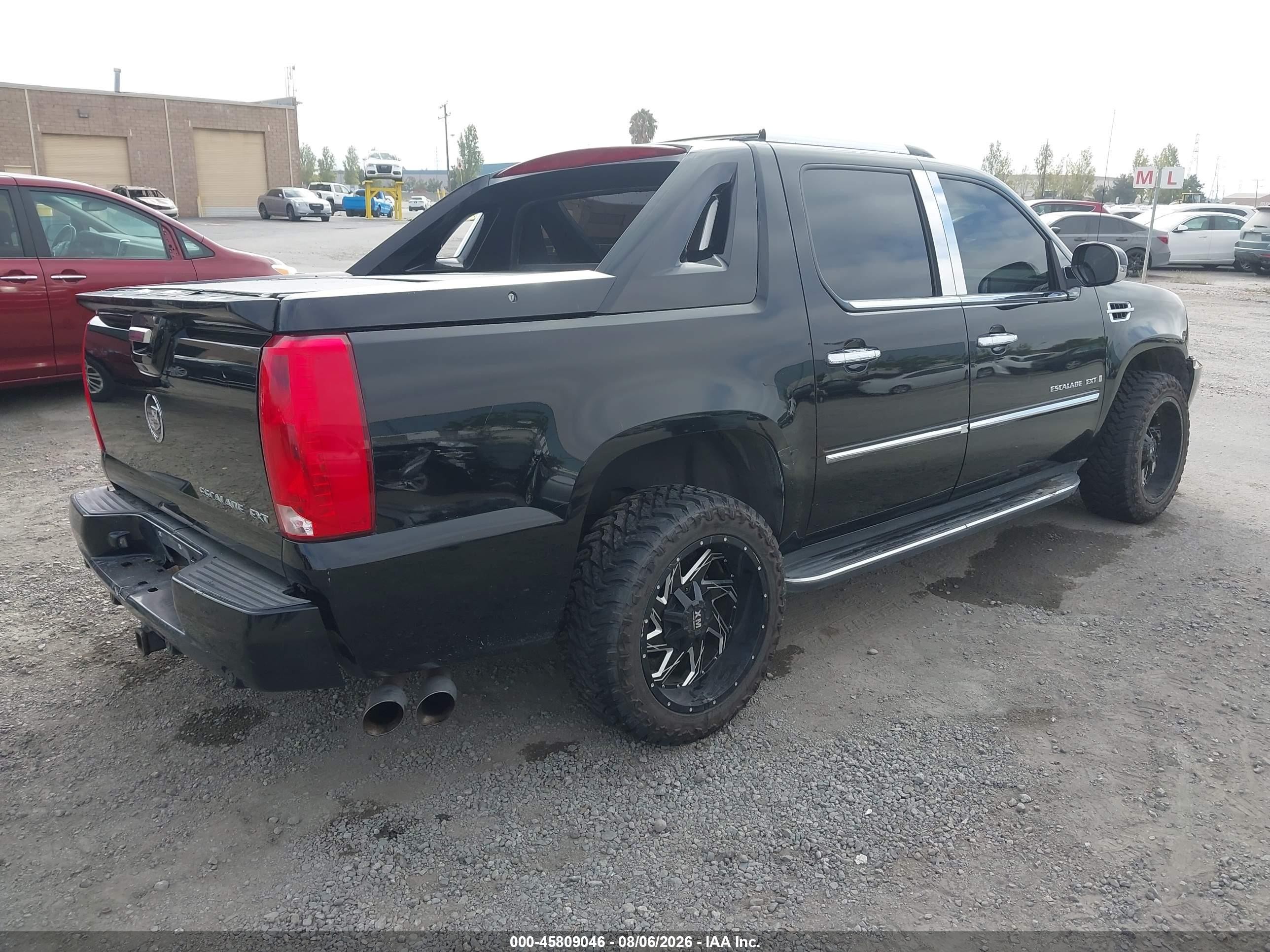 2007 Cadillac Escalade Ext   Black vin: 3GYFK62837G197353