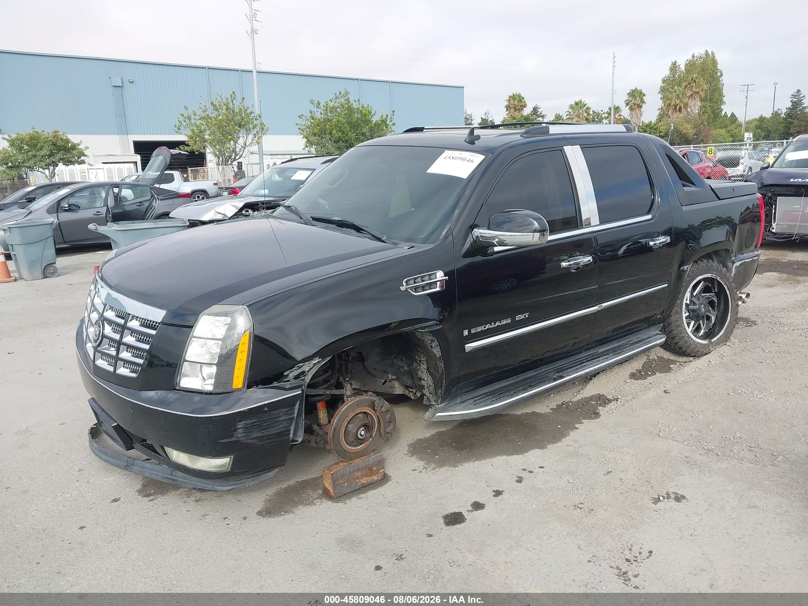 2007 Cadillac Escalade Ext   Black vin: 3GYFK62837G197353