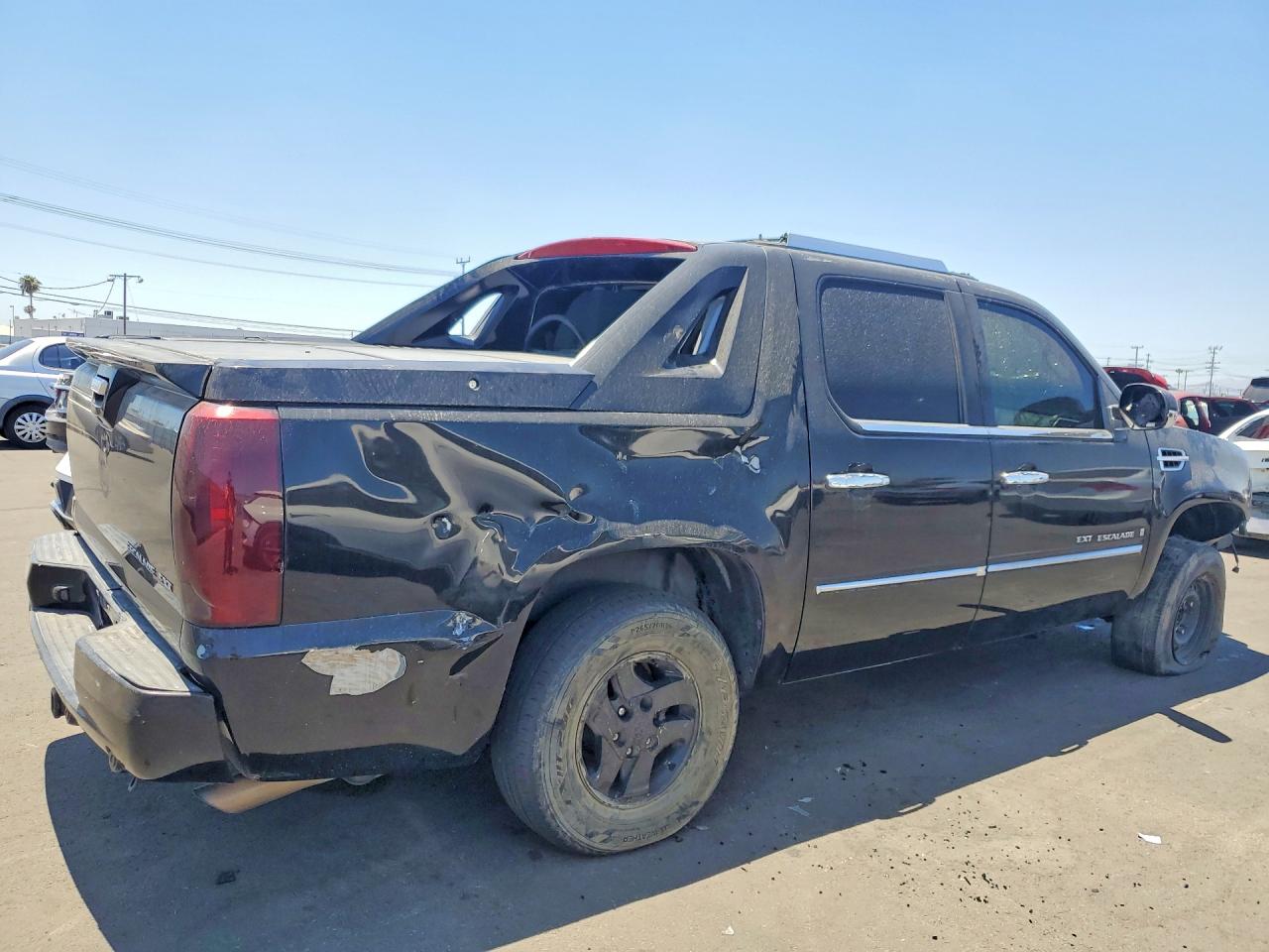 2007 Cadillac Escalade Ext Black vin: 3GYFK62837G251198