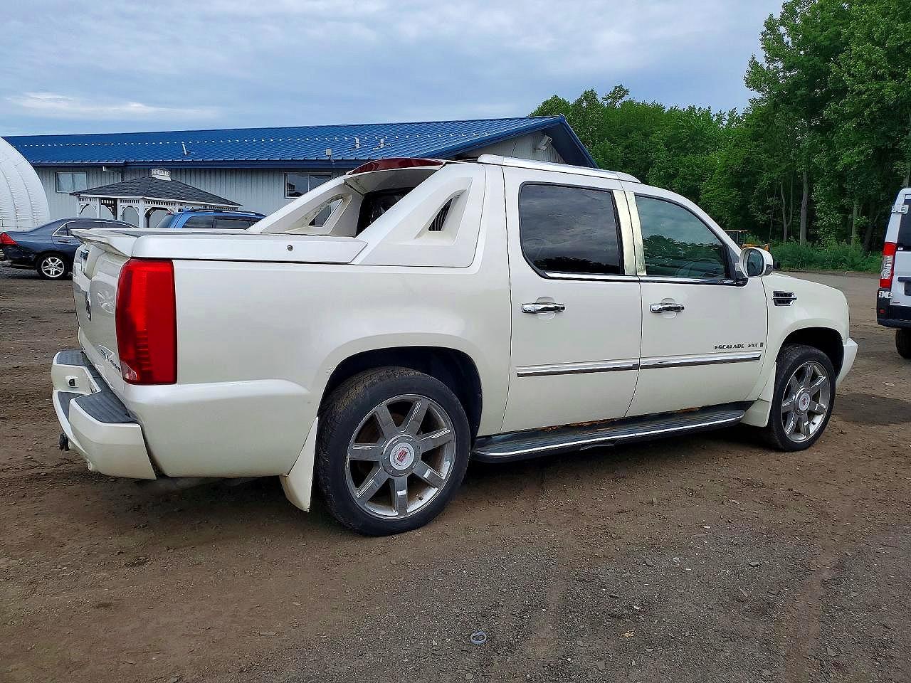 2007 Cadillac Escalade Esv Sport White vin: 3GYFK62857G298717