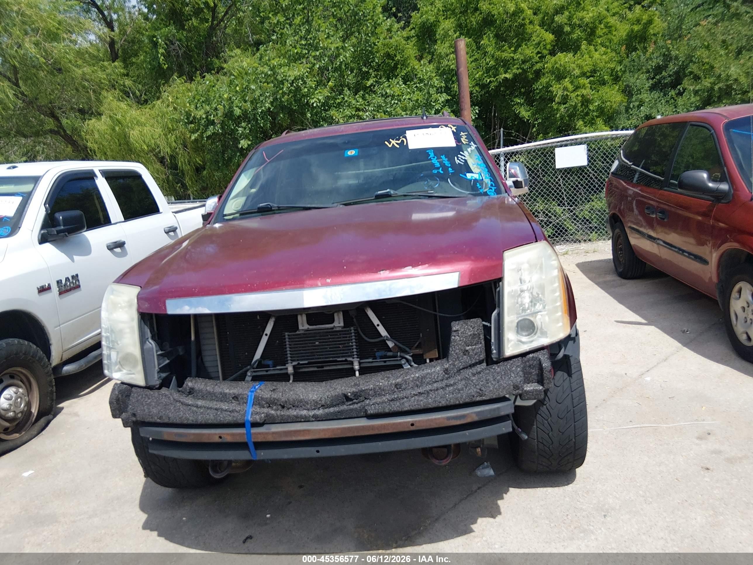 2008 Cadillac Escalade Ext Standard Maroon vin: 3GYFK62858G229172