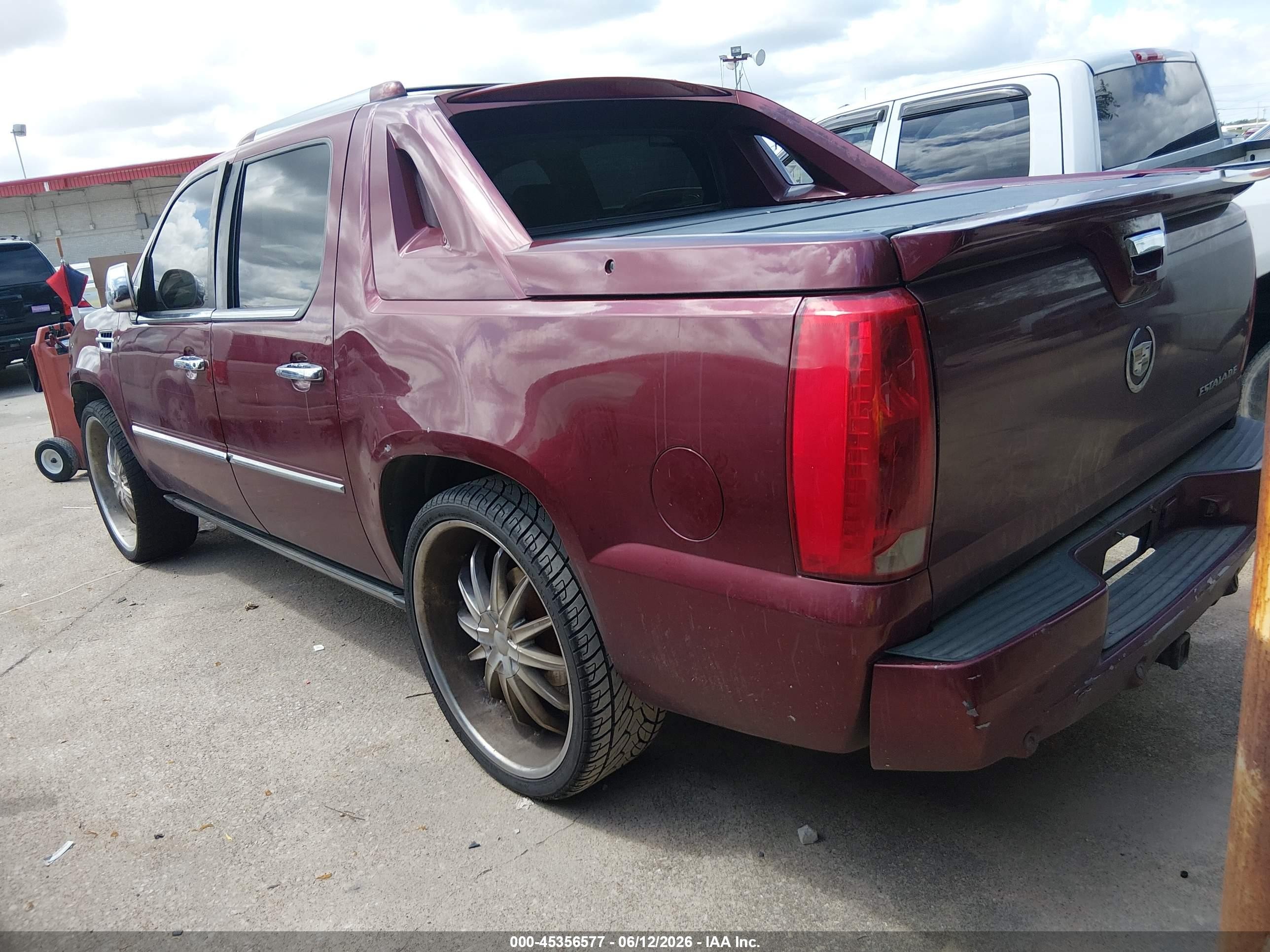 2008 Cadillac Escalade Ext Standard Maroon vin: 3GYFK62858G229172