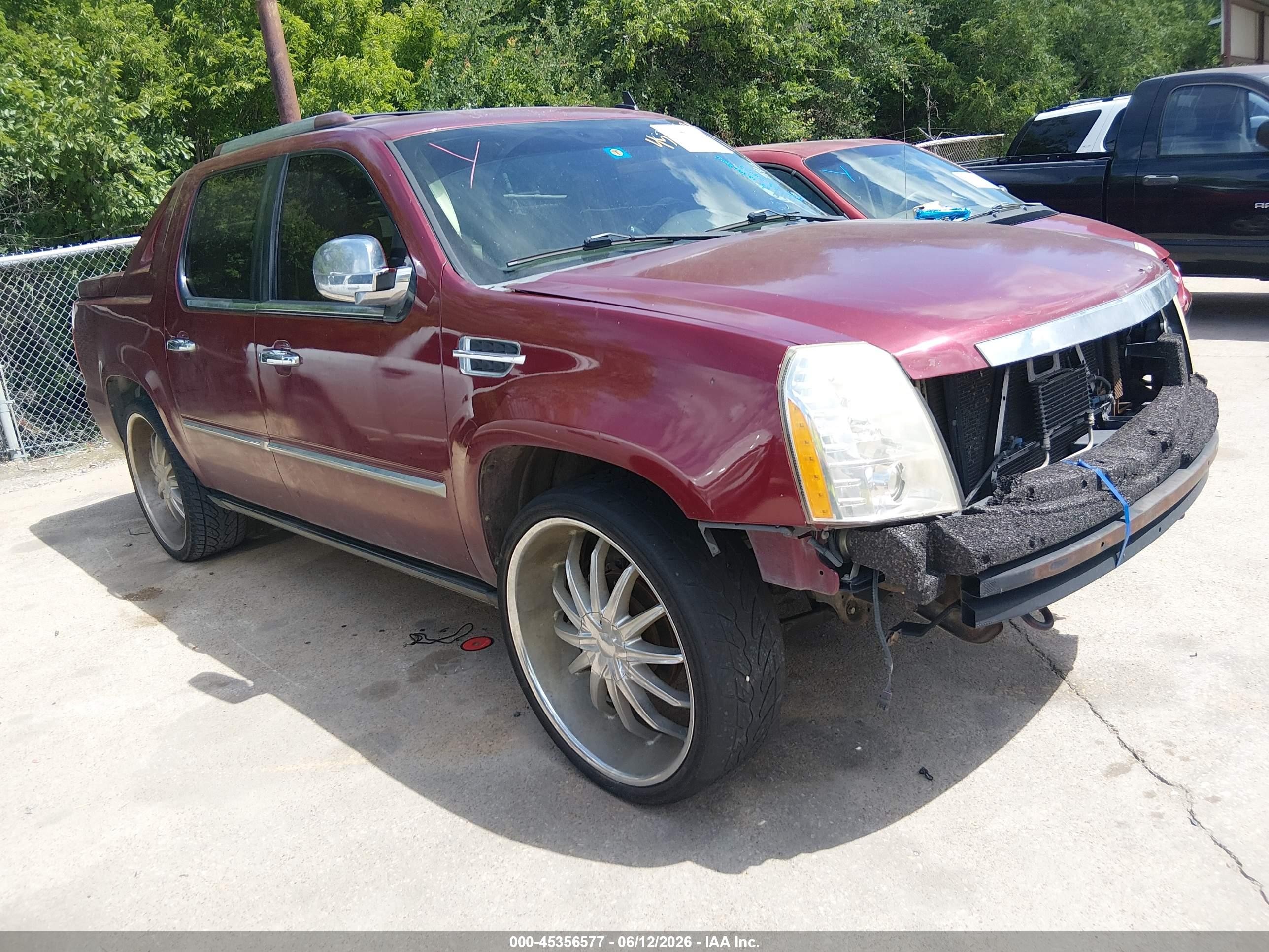 2008 Cadillac Escalade Ext Standard Maroon vin: 3GYFK62858G229172