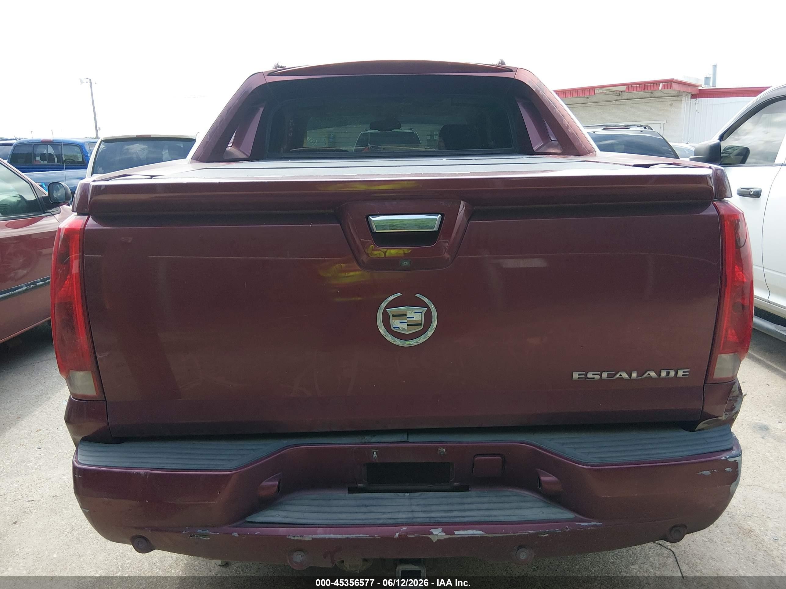 2008 Cadillac Escalade Ext Standard Maroon vin: 3GYFK62858G229172