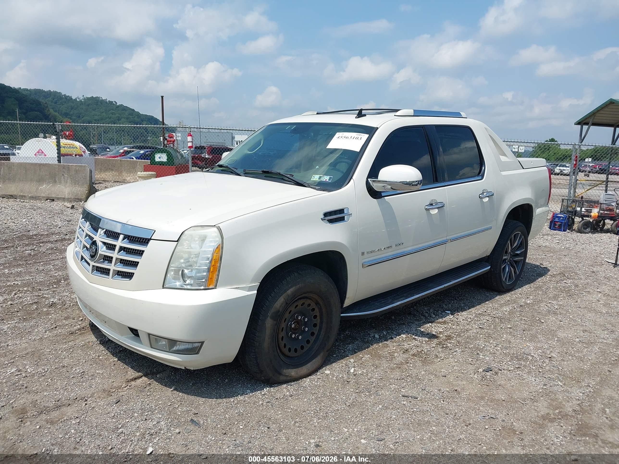 2007 Cadillac Escalade Ext Standard Белый vin: 3GYFK62867G133162
