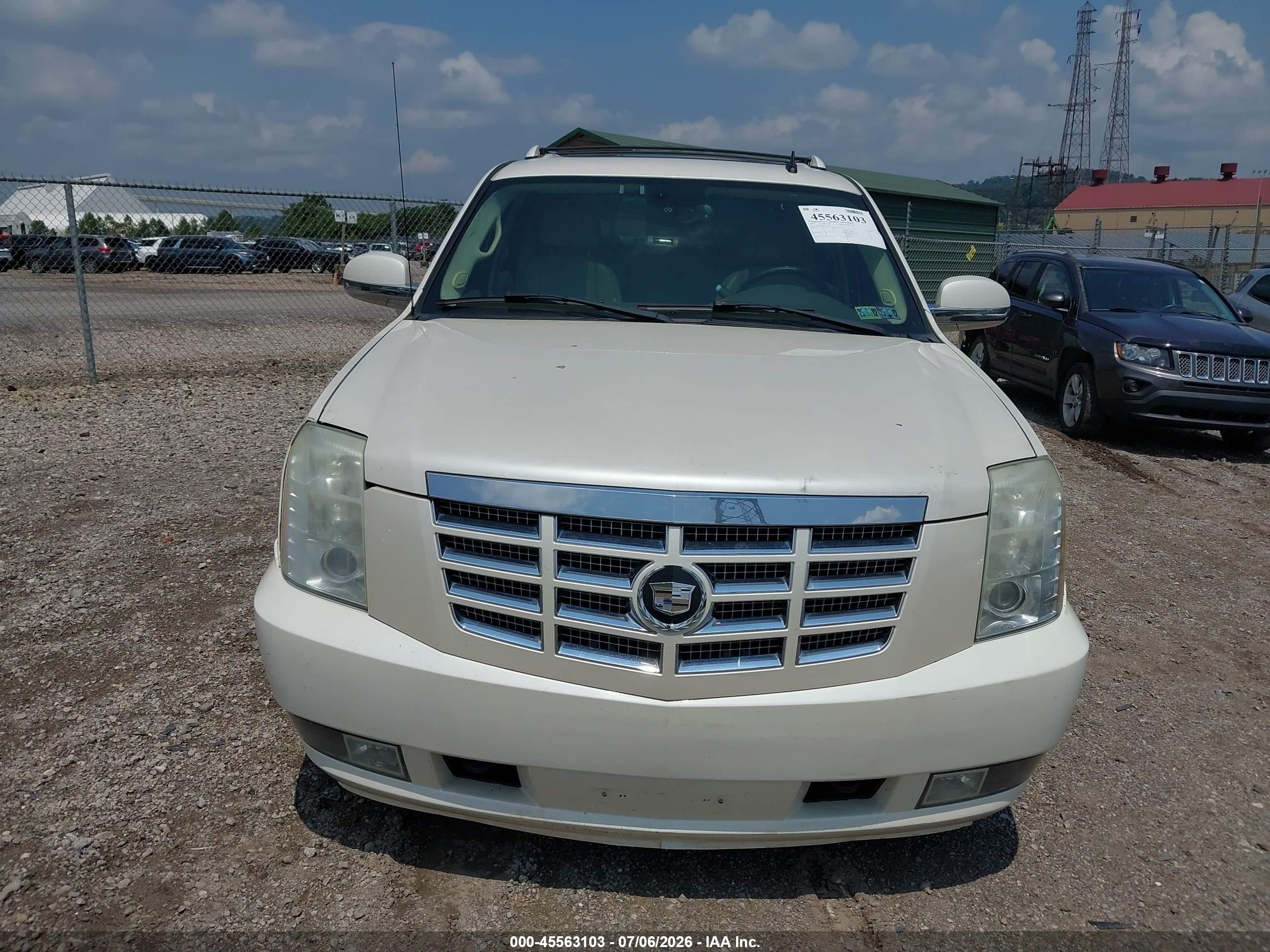 2007 Cadillac Escalade Ext Standard Белый vin: 3GYFK62867G133162