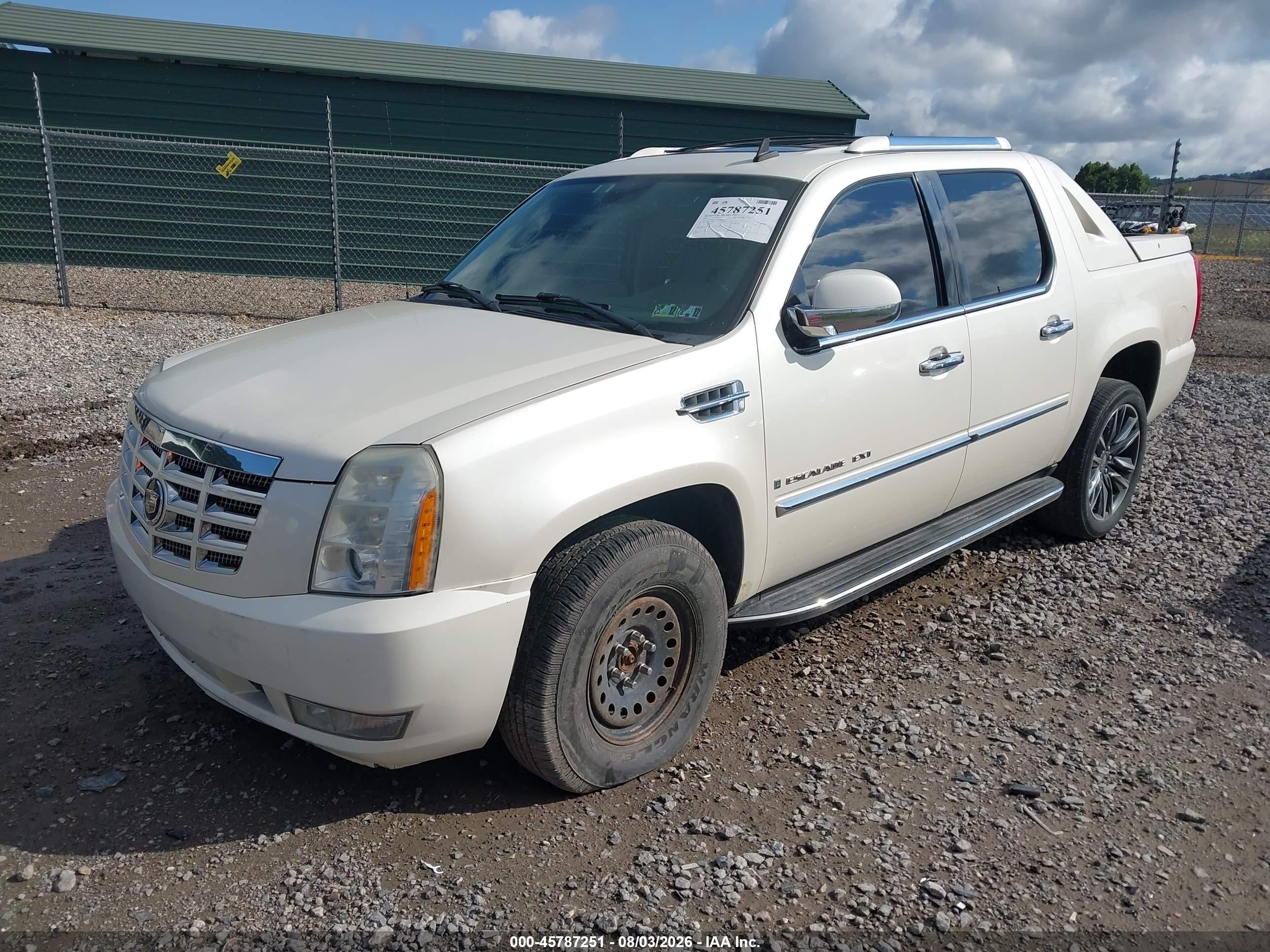 2007 Cadillac Escalade Ext Standard White vin: 3GYFK62867G133162
