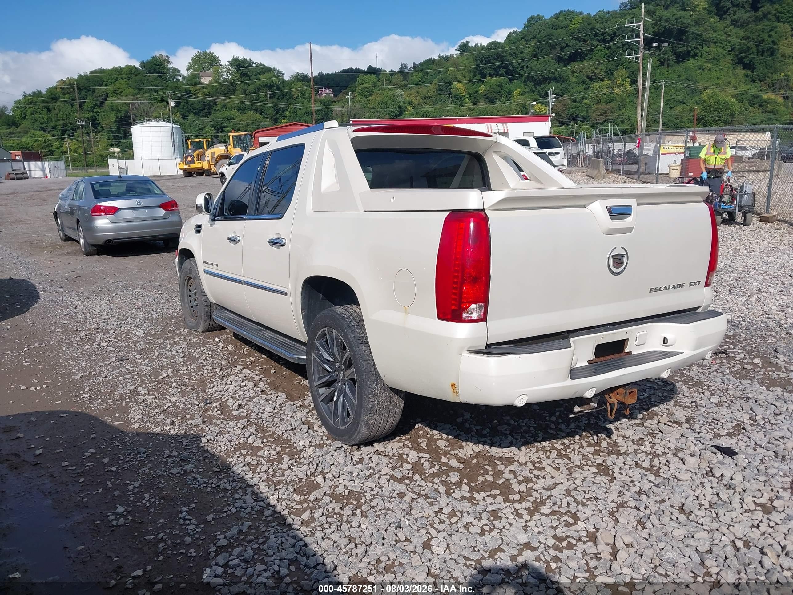 2007 Cadillac Escalade Ext Standard White vin: 3GYFK62867G133162