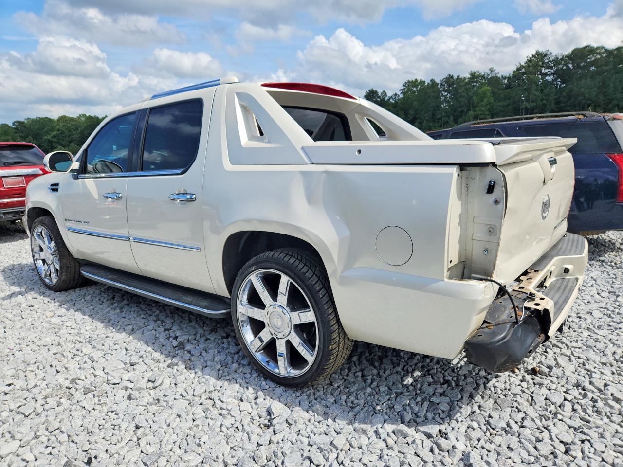 2007 Cadillac Escalade Ext White vin: 3GYFK62877G155414