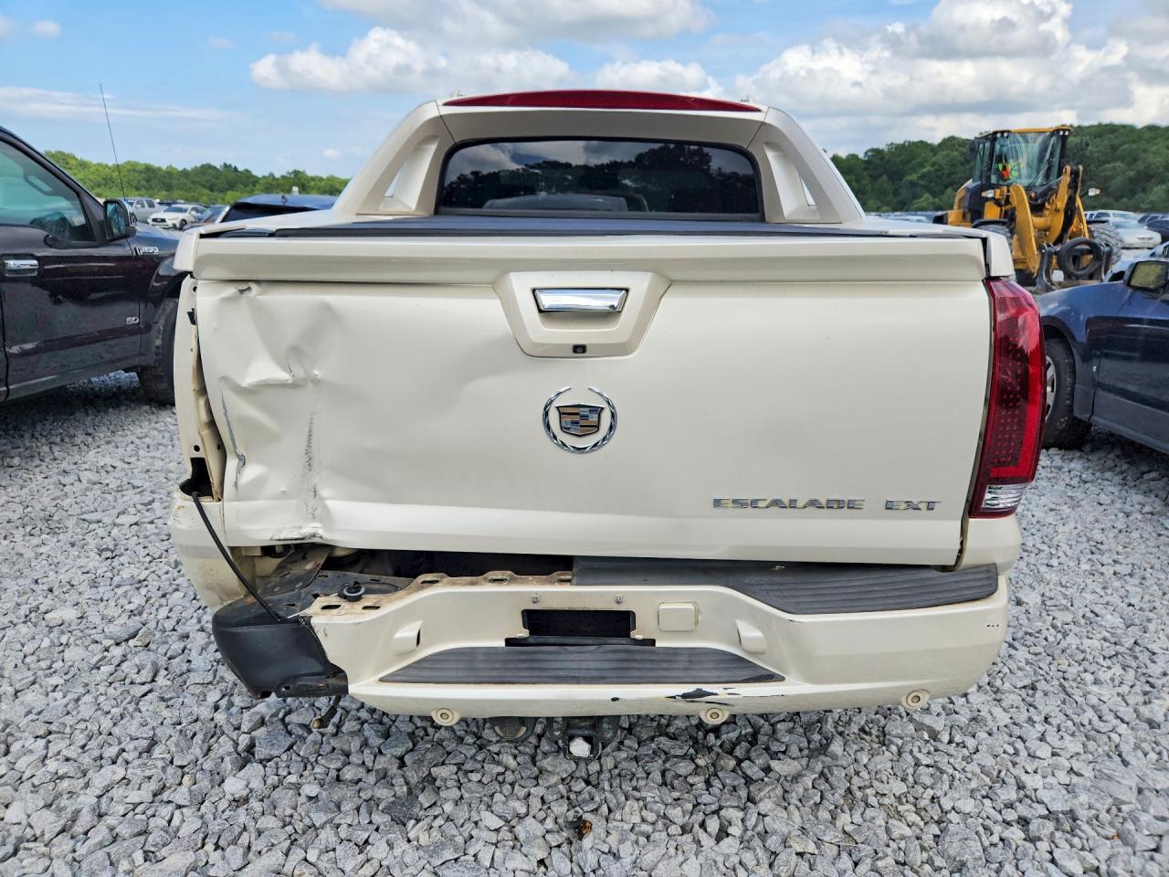 2007 Cadillac Escalade Ext White vin: 3GYFK62877G155414