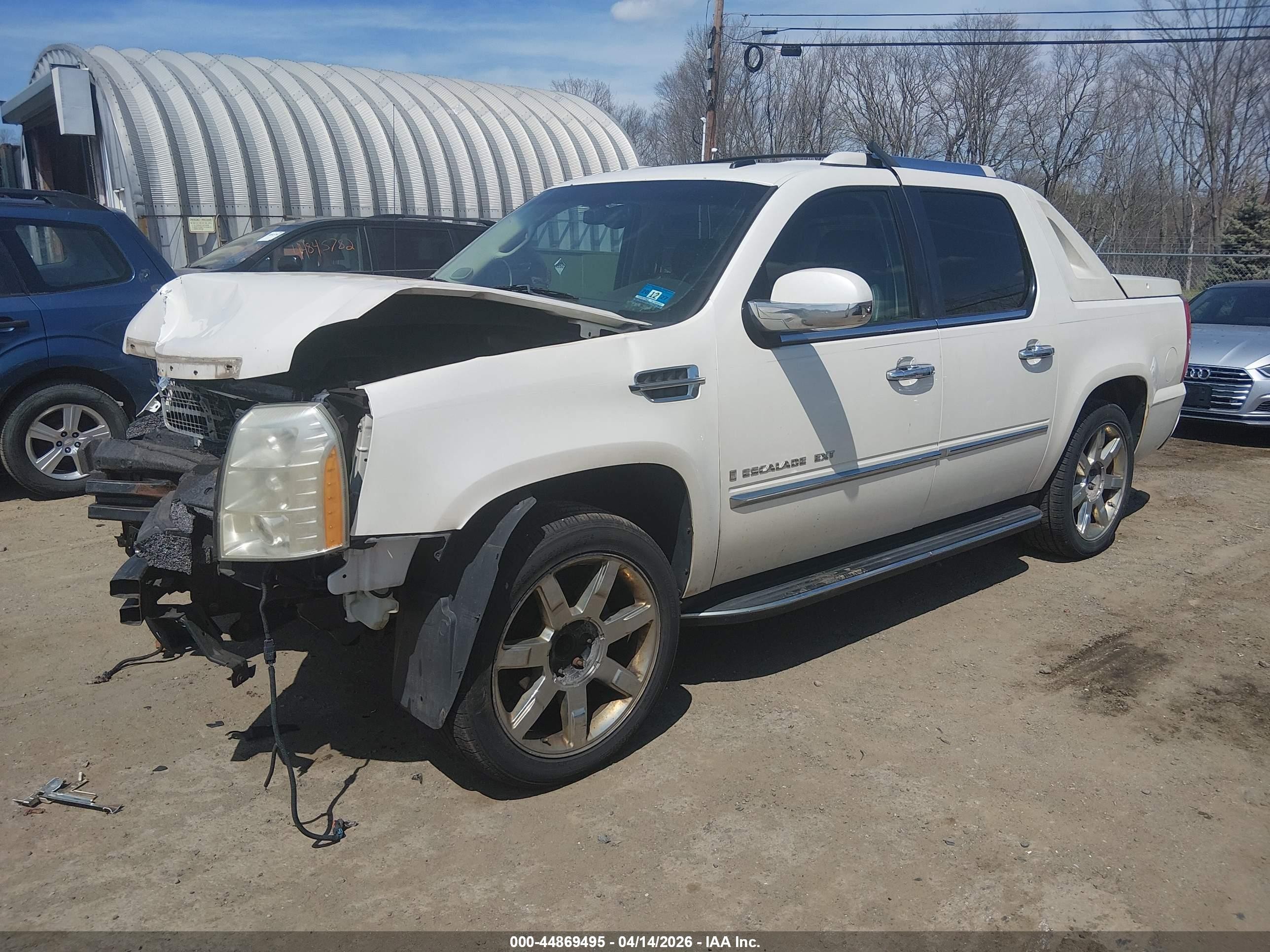 2008 Cadillac Escalade Ext Standard White vin: 3GYFK62878G292970