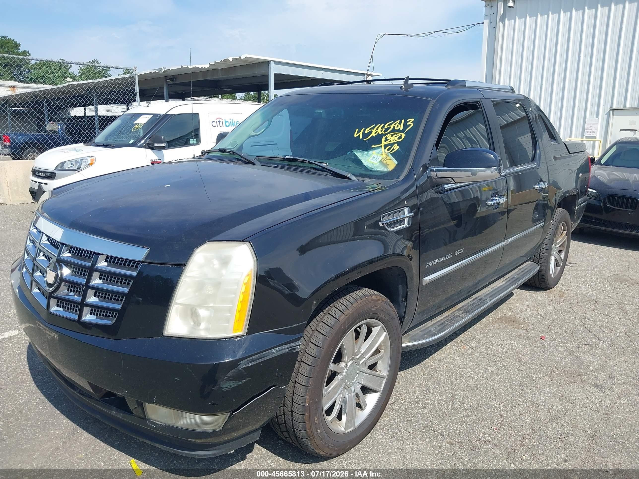 2007 Cadillac Escalade Ext Standard Black vin: 3GYFK62887G310911