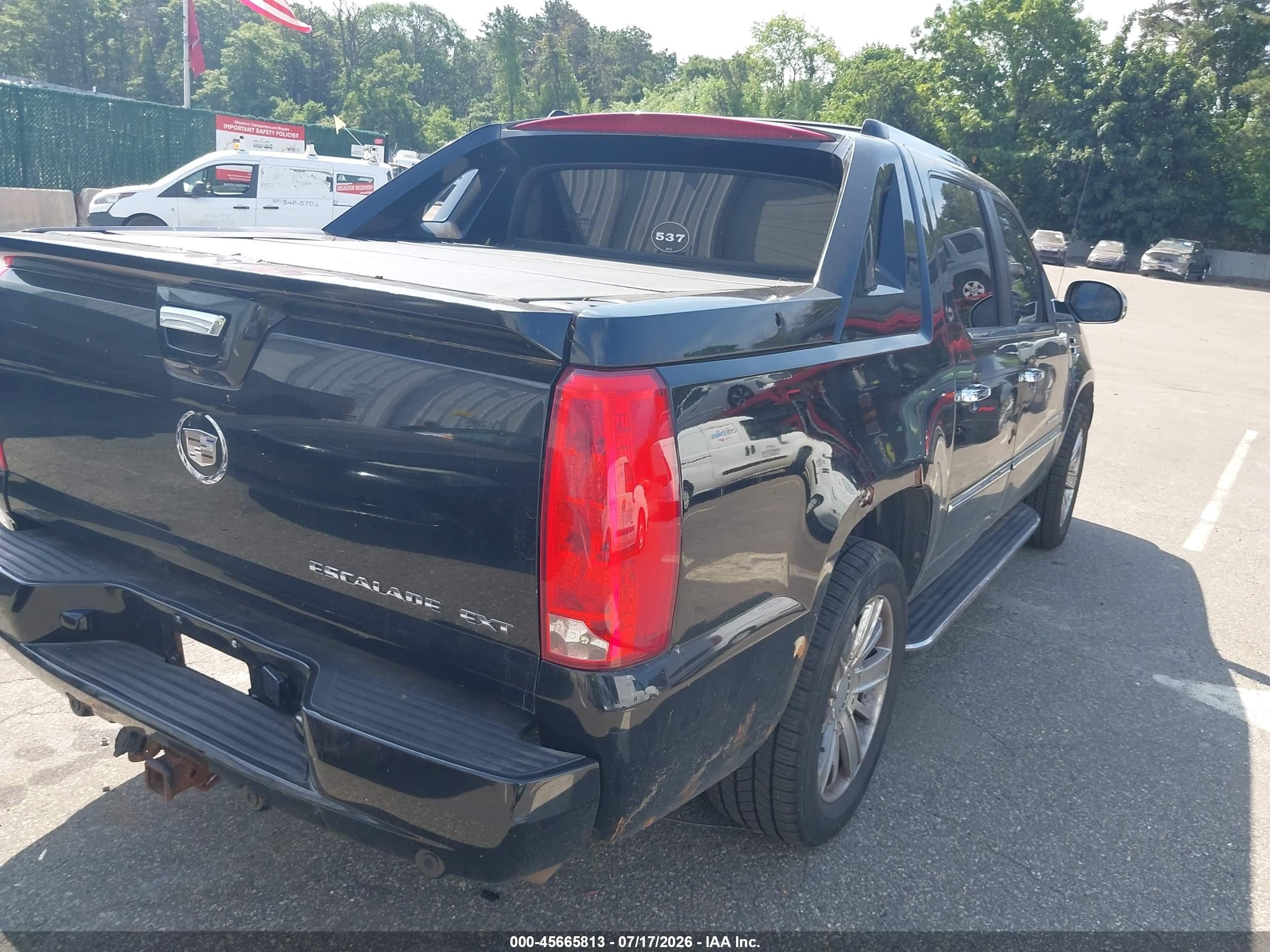 2007 Cadillac Escalade Ext Standard Black vin: 3GYFK62887G310911