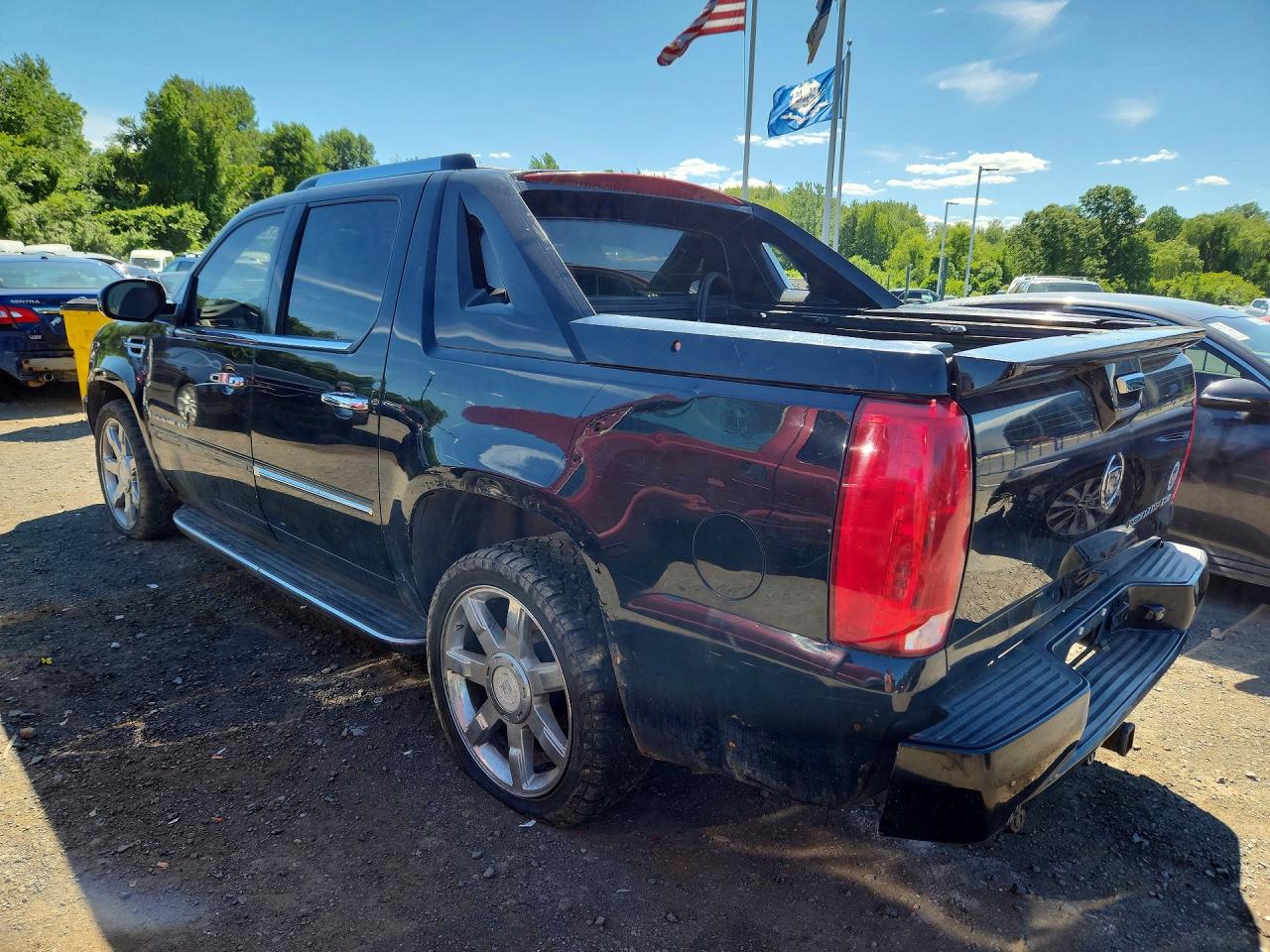 2007 Cadillac Escalade Ext Black vin: 3GYFK62897G229495