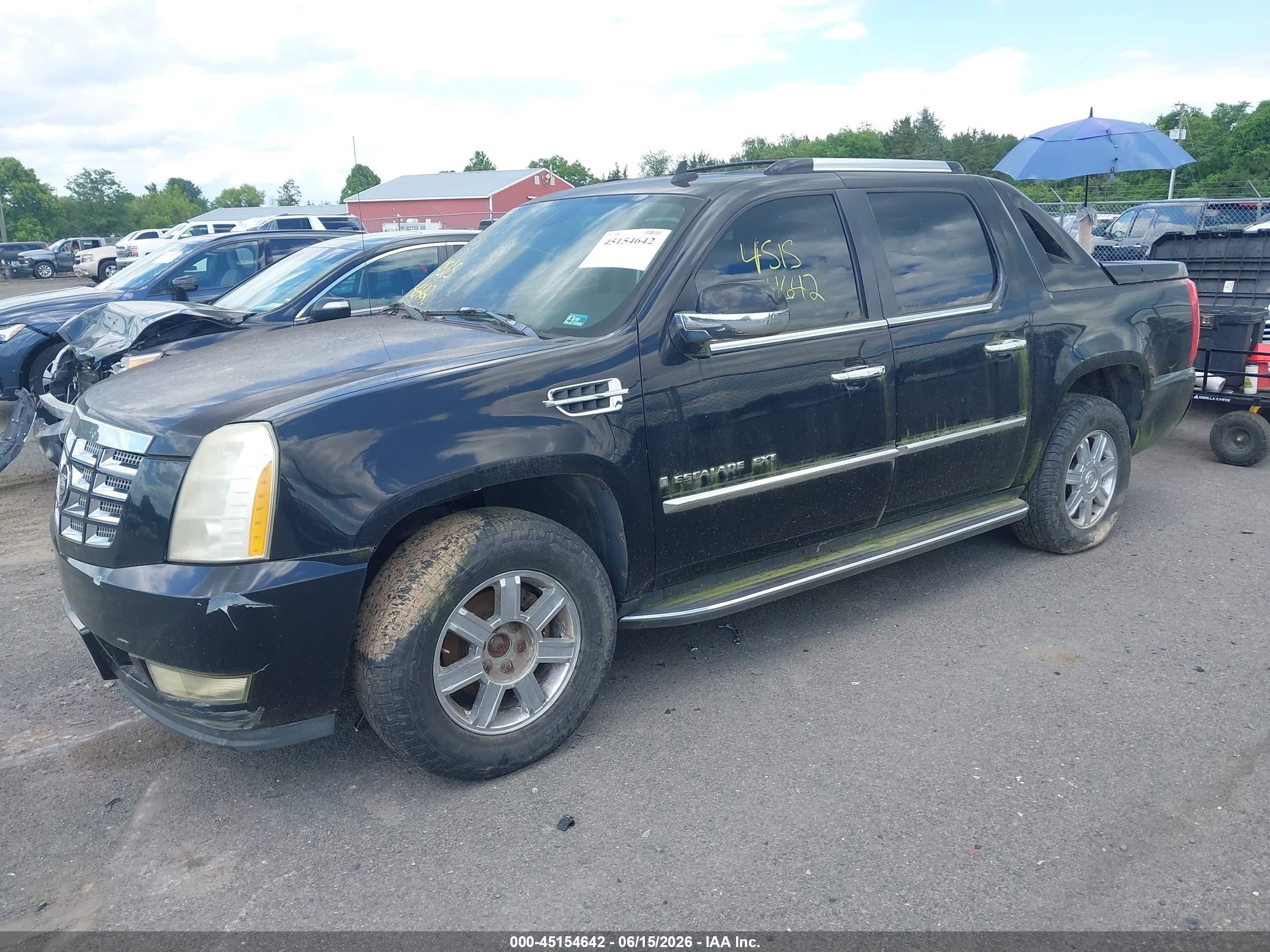 2007 Cadillac Escalade Ext Standard Black vin: 3GYFK628X7G277670