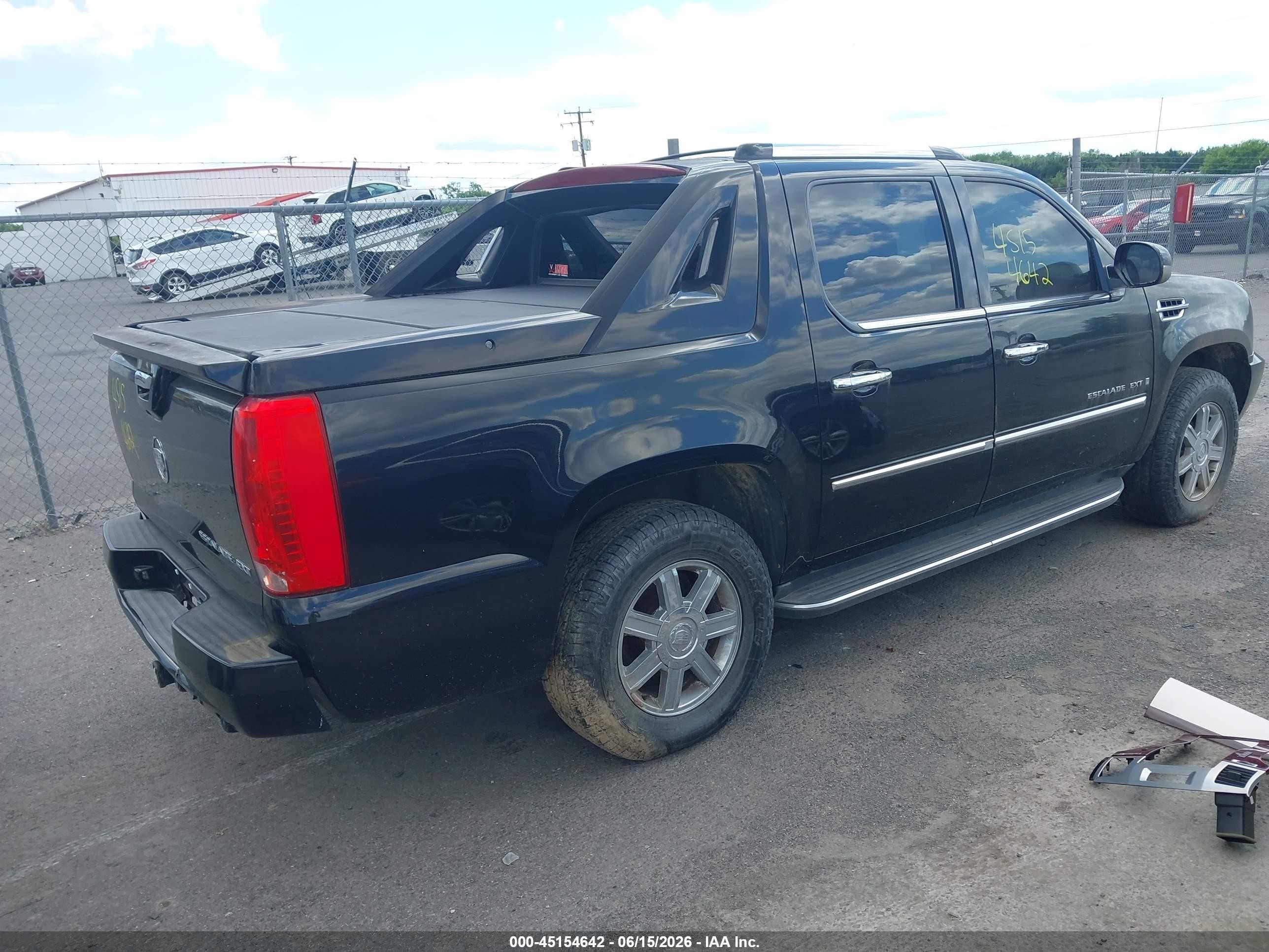 2007 Cadillac Escalade Ext Standard Black vin: 3GYFK628X7G277670