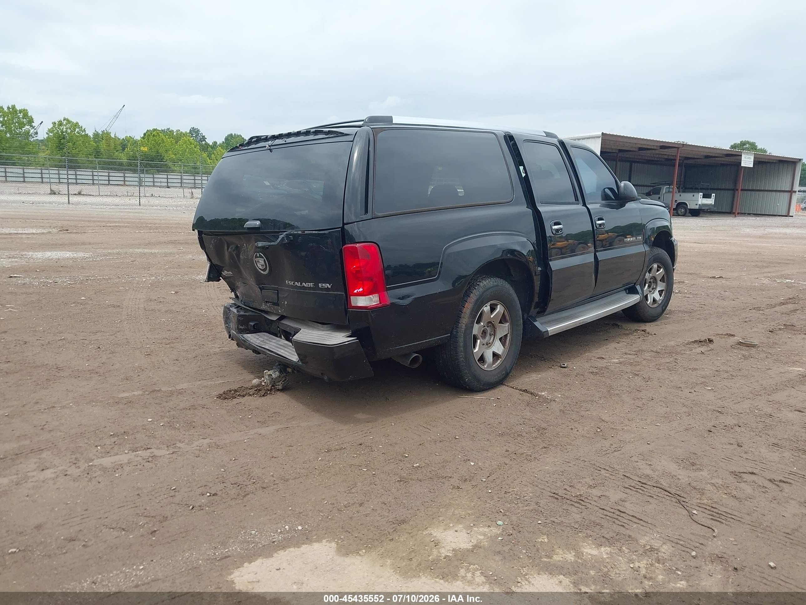 2005 Cadillac Escalade Esv Standard Черный vin: 3GYFK66N05G103667