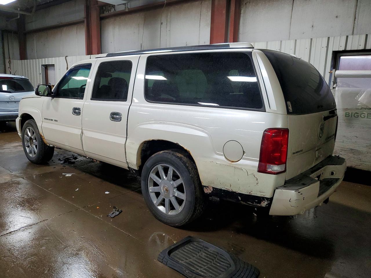 2005 Cadillac Escalade Esv White vin: 3GYFK66N05G214736
