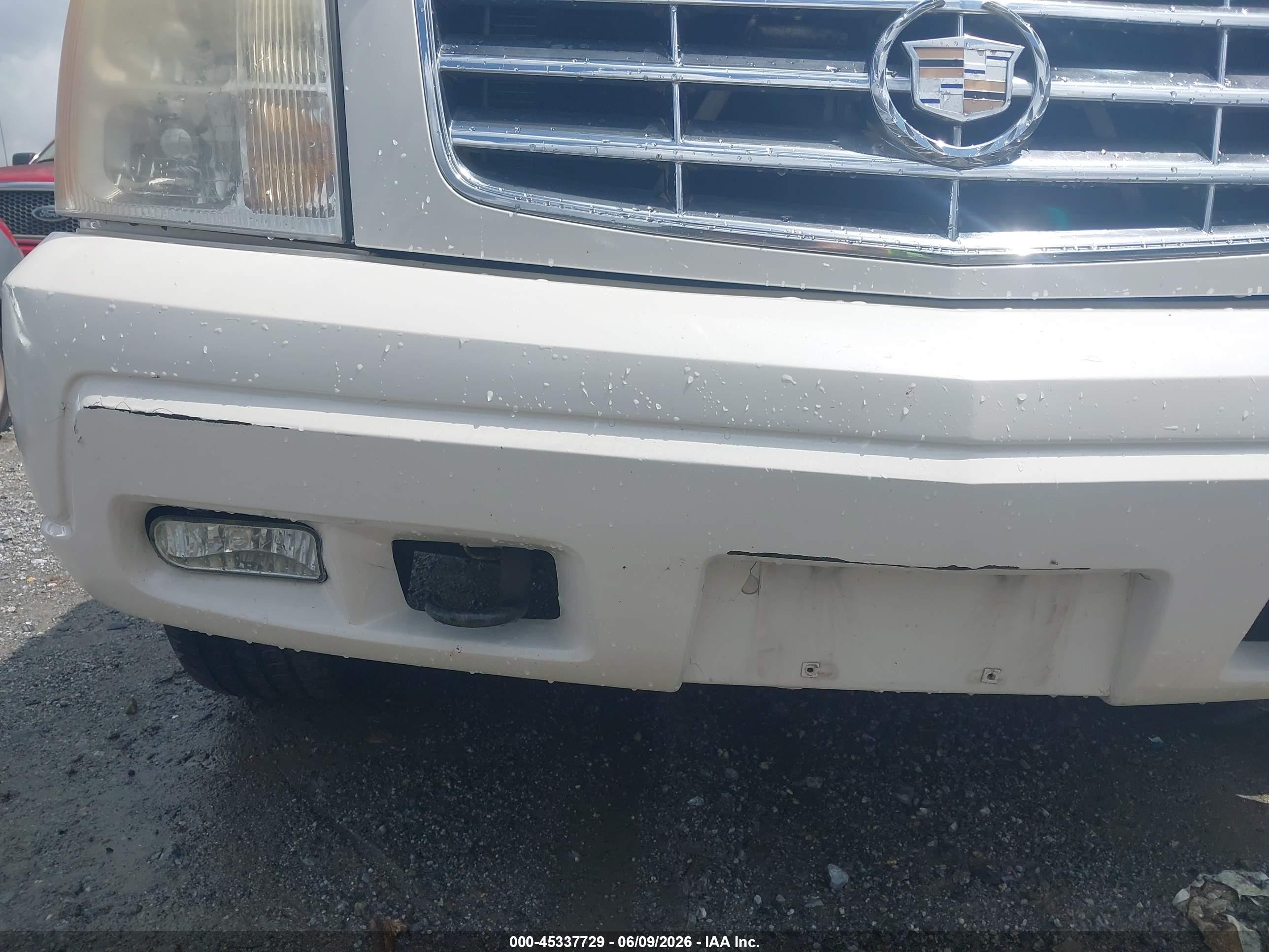 2005 Cadillac Escalade Esv Platinum Edition White vin: 3GYFK66N05G244755