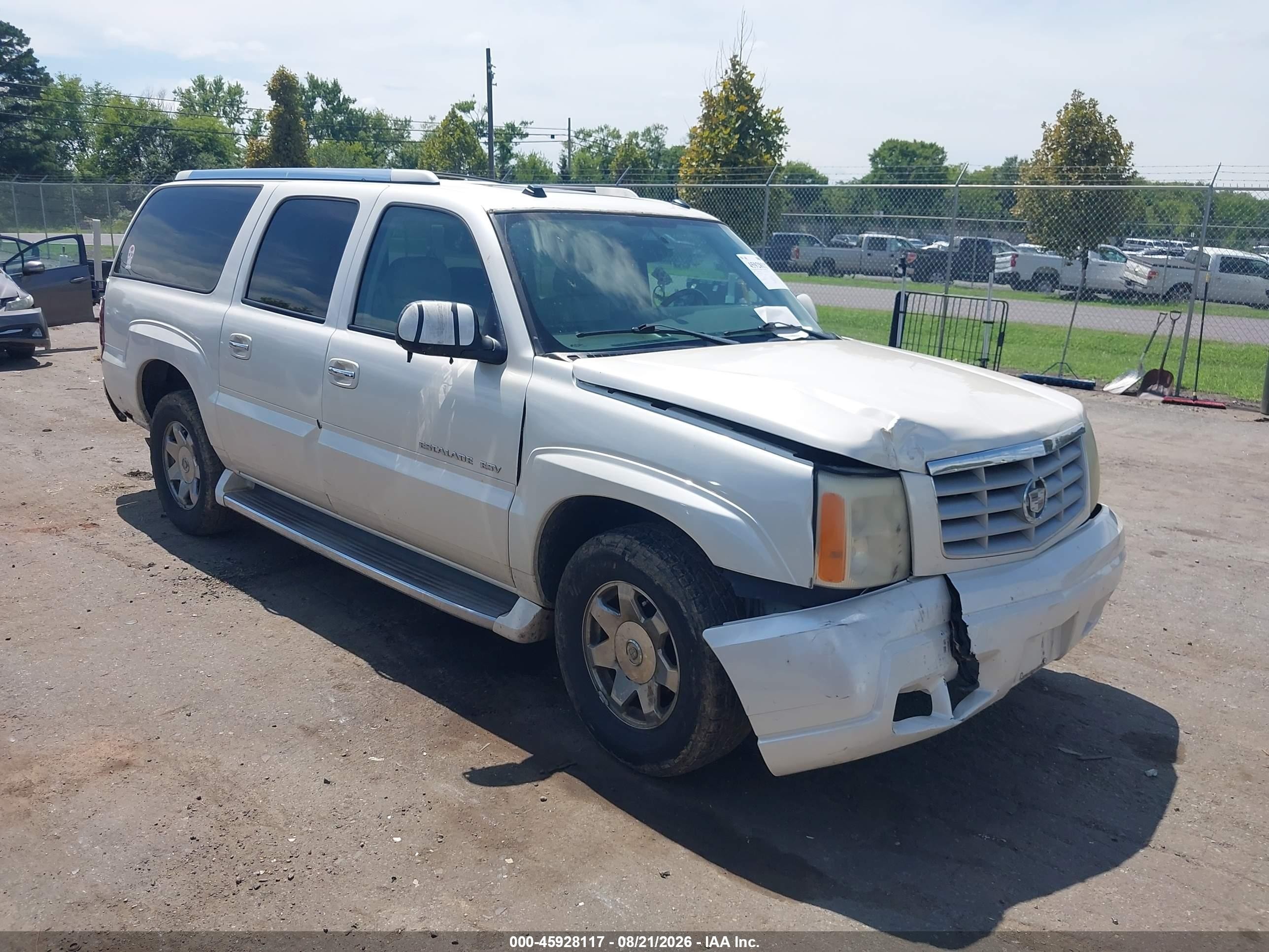2004 Cadillac Escalade Esv Standard Белый vin: 3GYFK66N14G318618