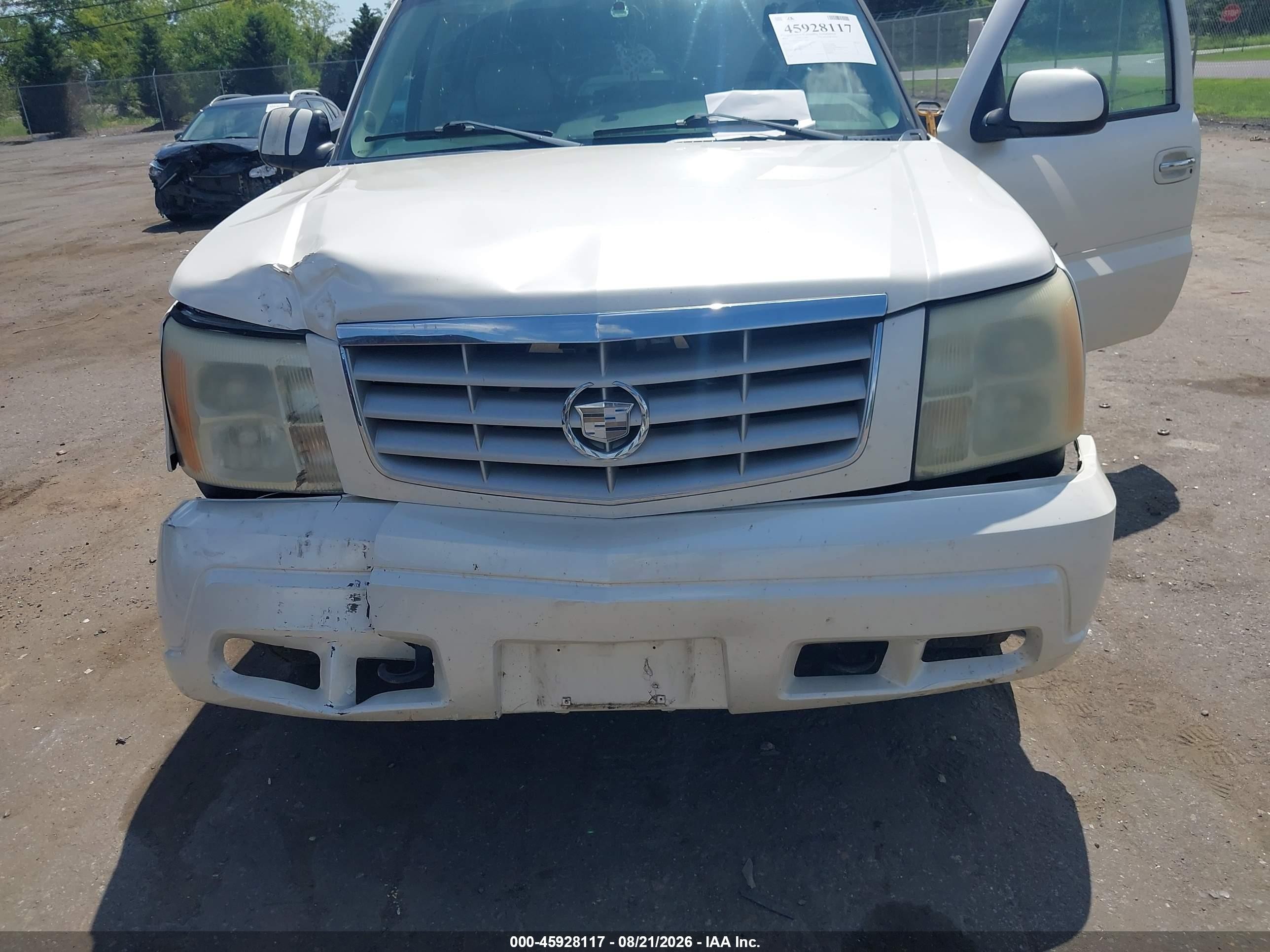 2004 Cadillac Escalade Esv Standard Белый vin: 3GYFK66N14G318618