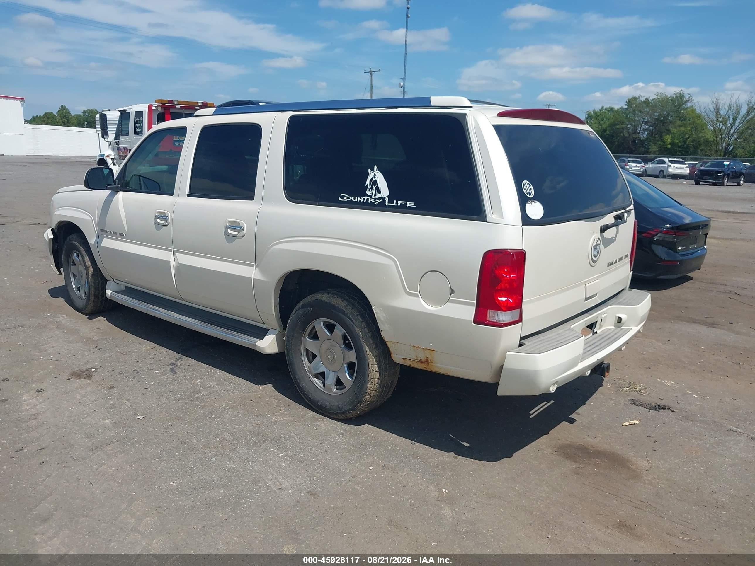 2004 Cadillac Escalade Esv Standard Белый vin: 3GYFK66N14G318618