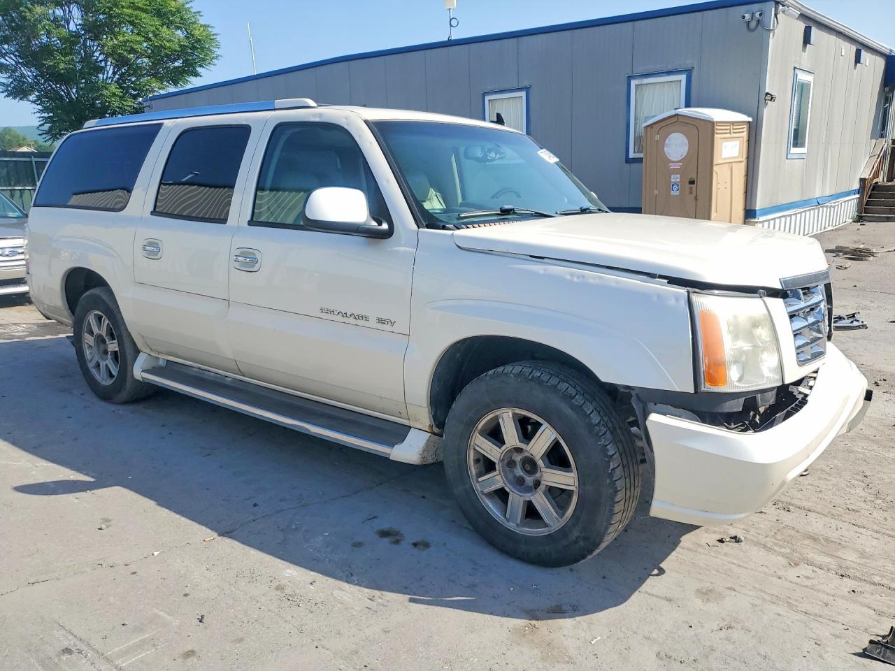 2006 Cadillac Escalade Esv White vin: 3GYFK66N16G134945